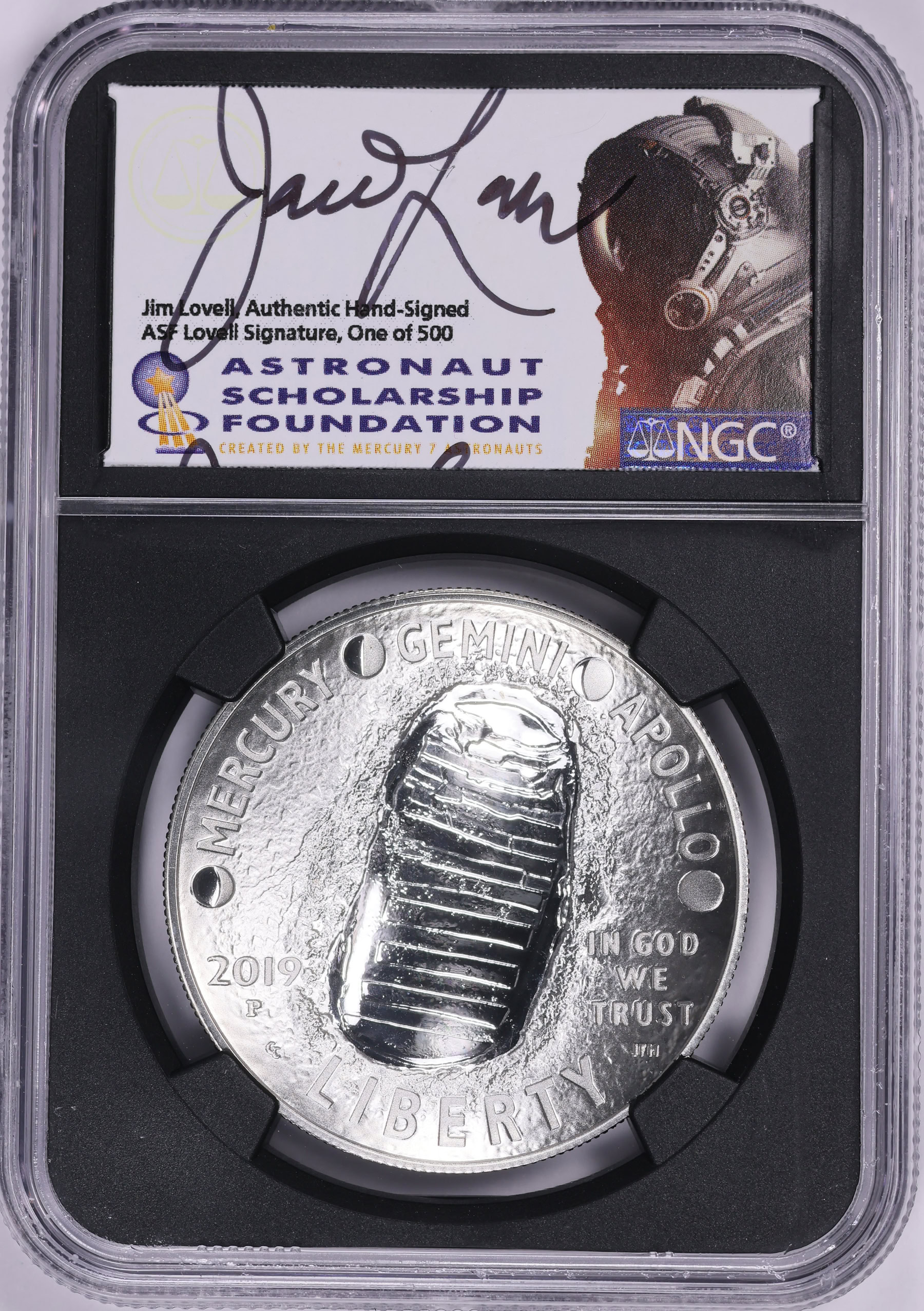 2019-P Apollo 11 50th Anniversary Silver Dollar First Day of Issue NGC ...