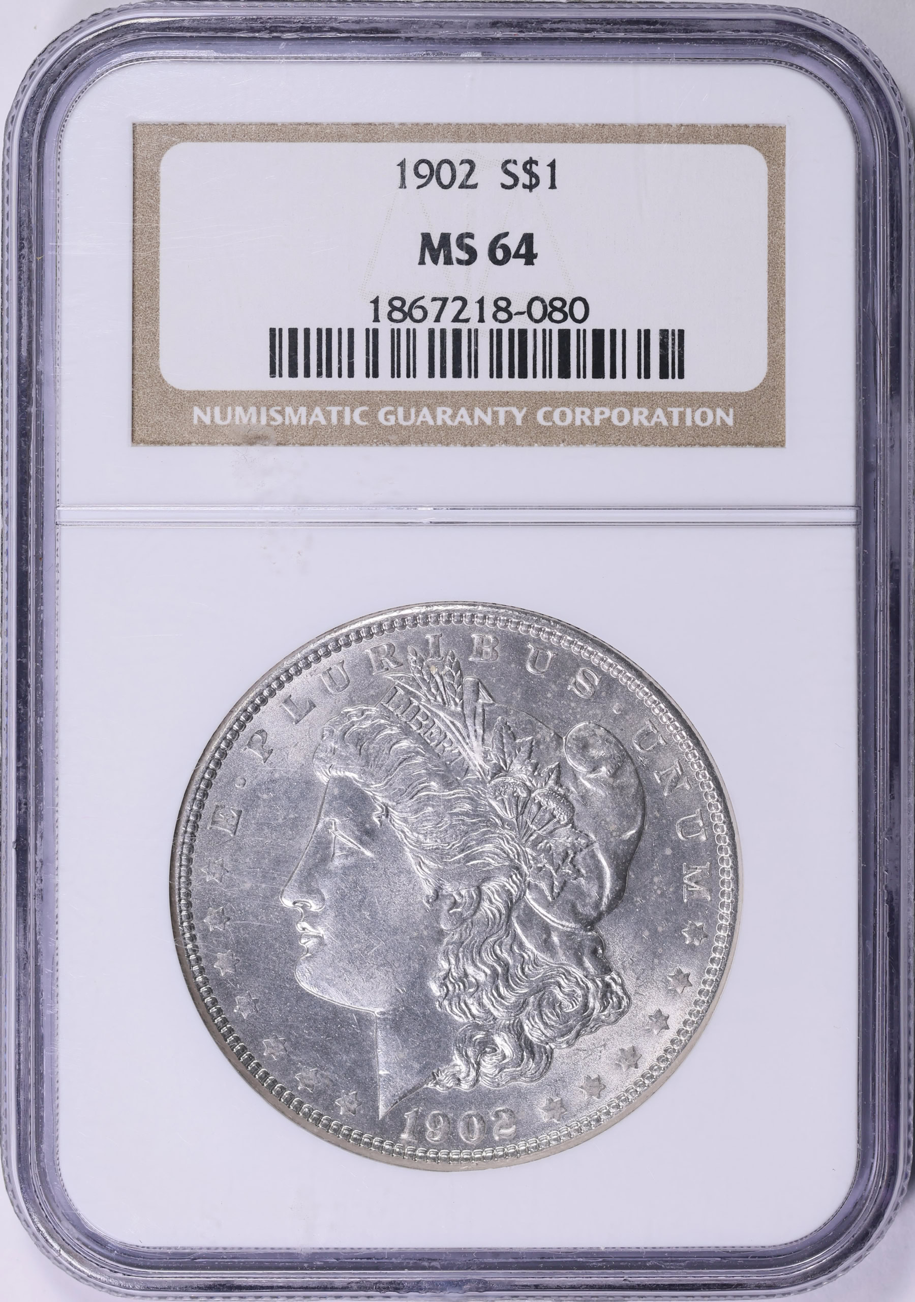 1902 Morgan Silver Dollar NGC MS-64 (Item 1989377