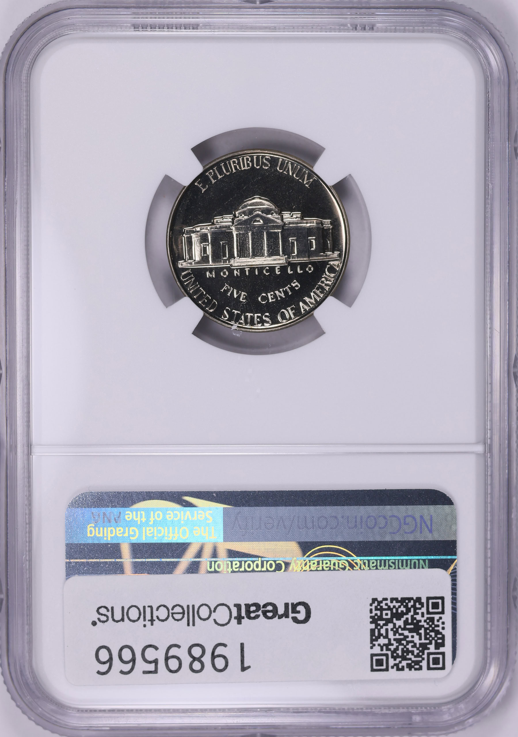 1957 Jefferson Nickel Quadrupled Die Obverse FS-101 NGC Proof-67