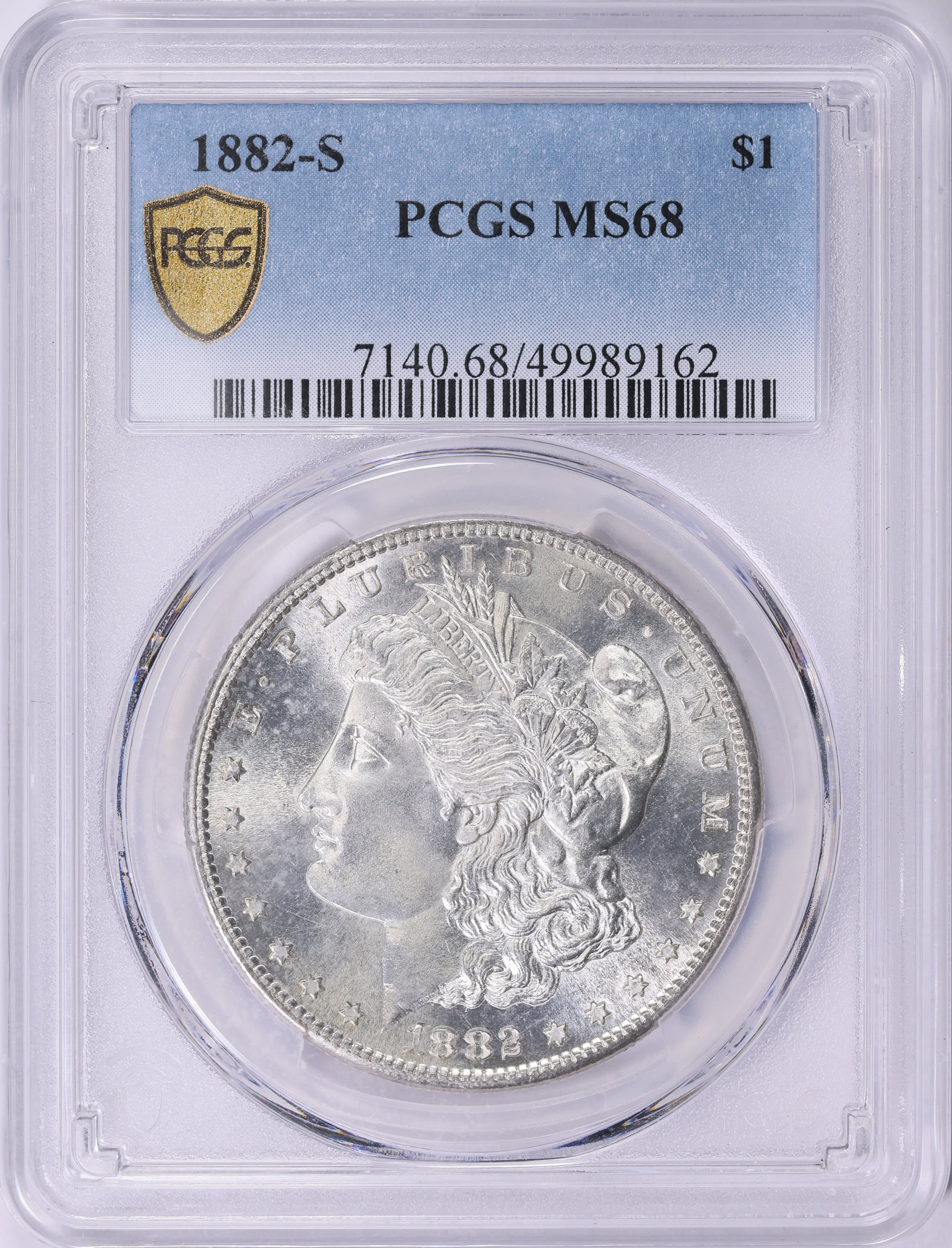 1882-S Morgan Silver Dollar PCGS MS-68 (Item 1989817