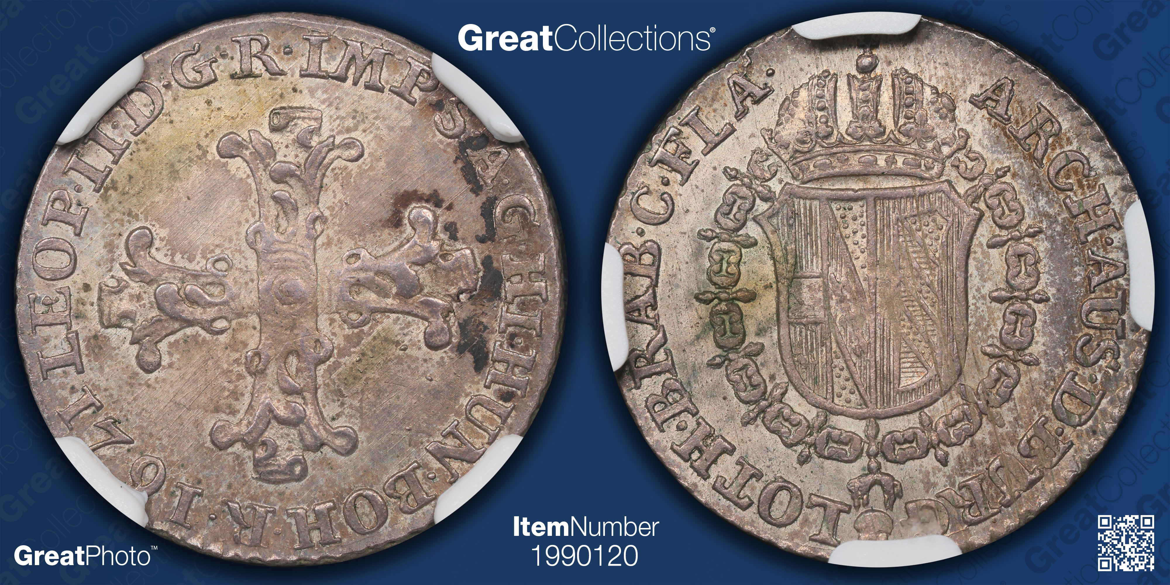 Austrian - Netherlands 1791 10 Liards (10 Oorden) Brussels Mint KM