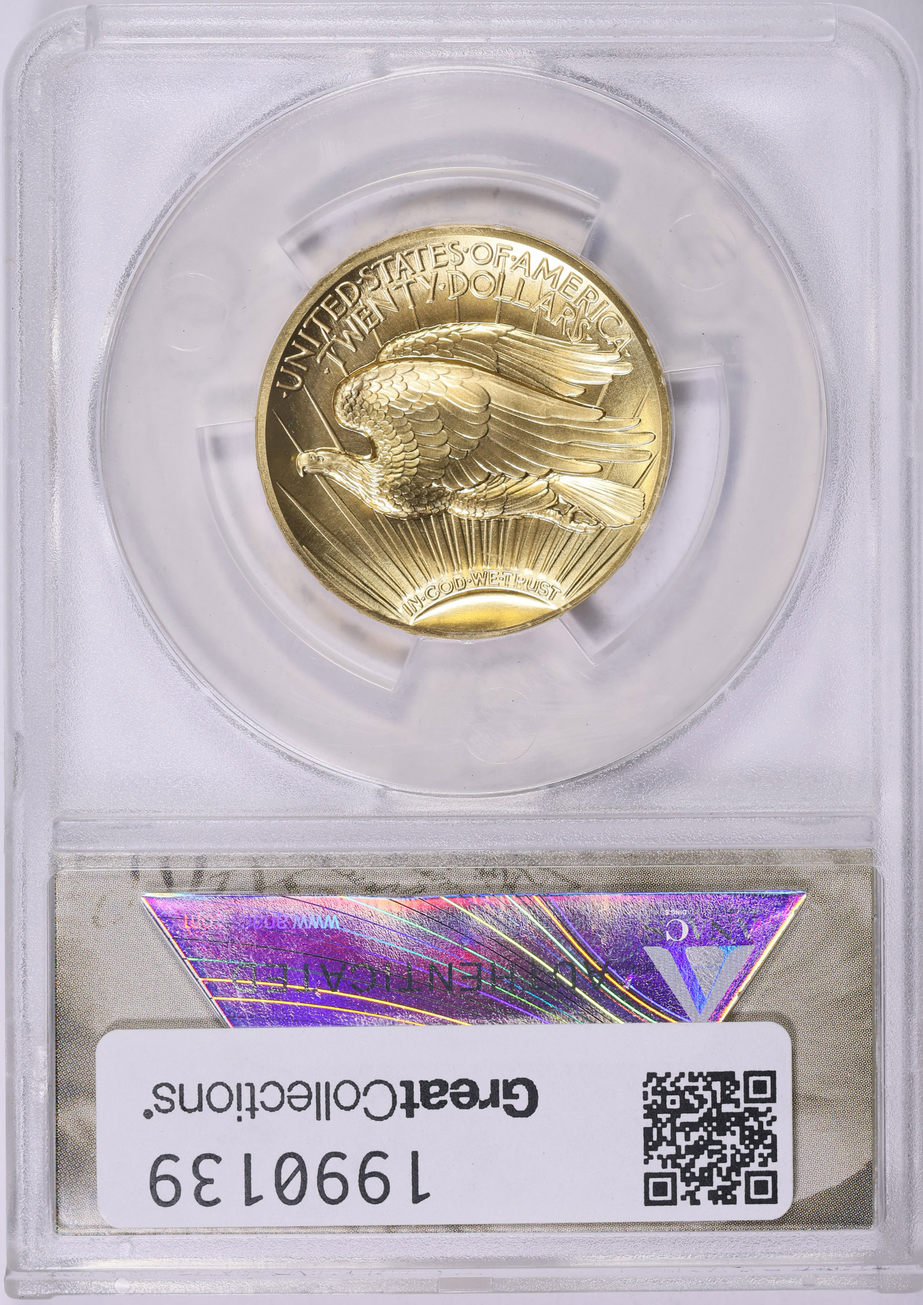 2009 MMIX Ultra High Relief $20 Gold First Strike ANACS SP-69