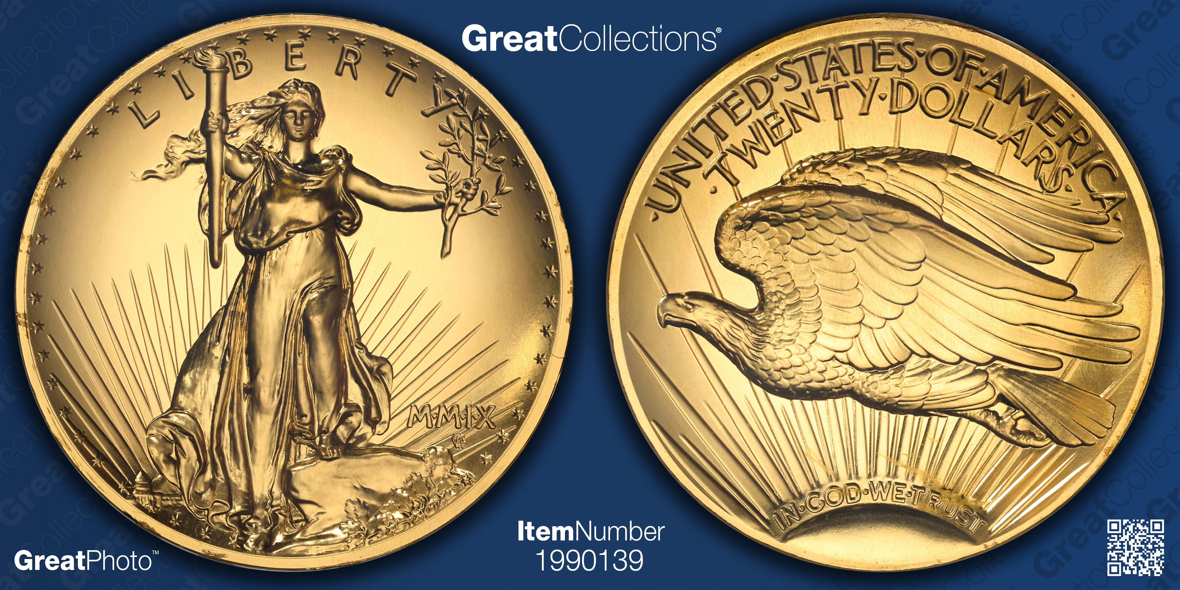 2009 MMIX Ultra High Relief $20 Gold First Strike ANACS SP-69