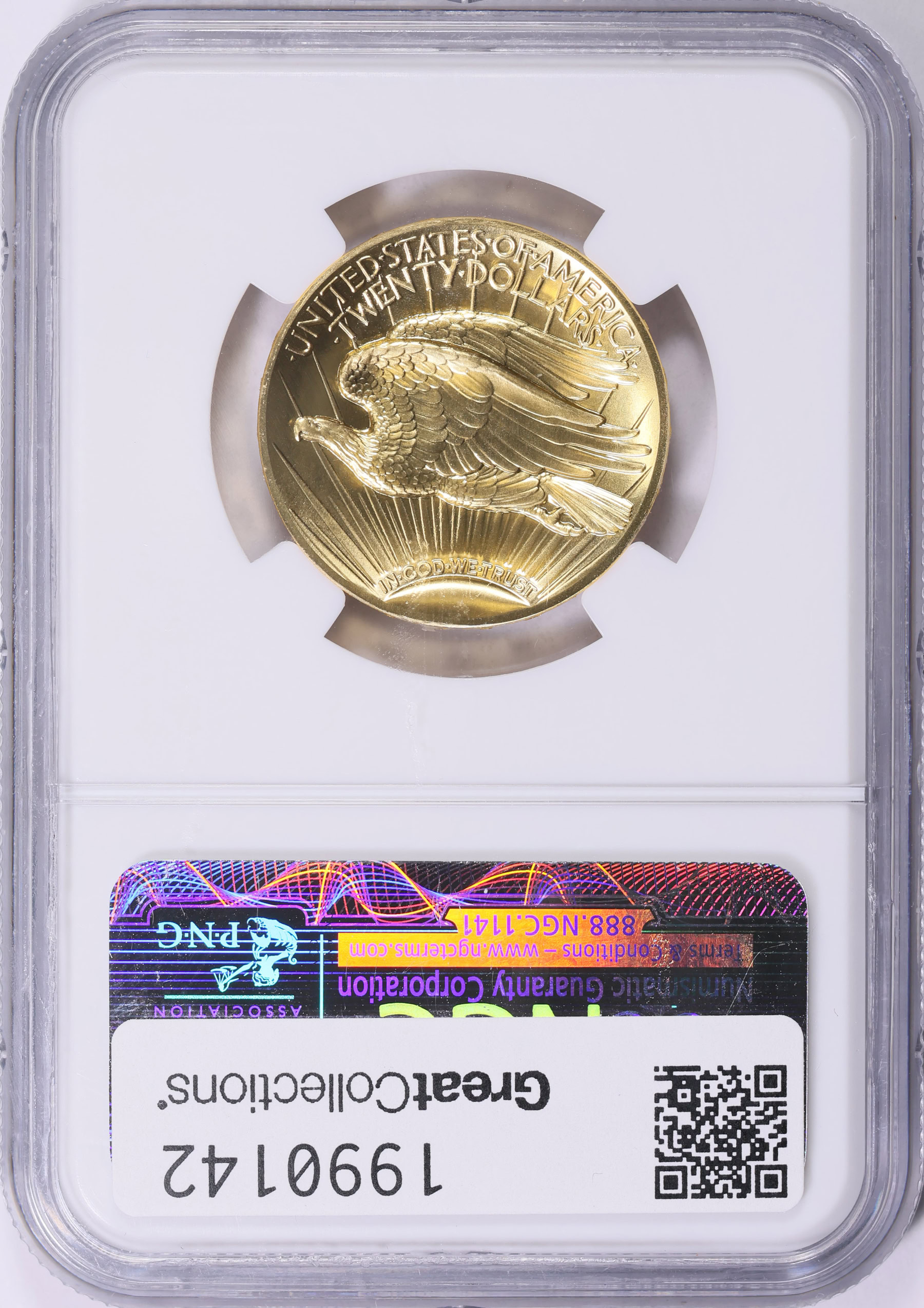 2009 MMIX Ultra High Relief $20 Gold NGC MS-69 (Item 1990142