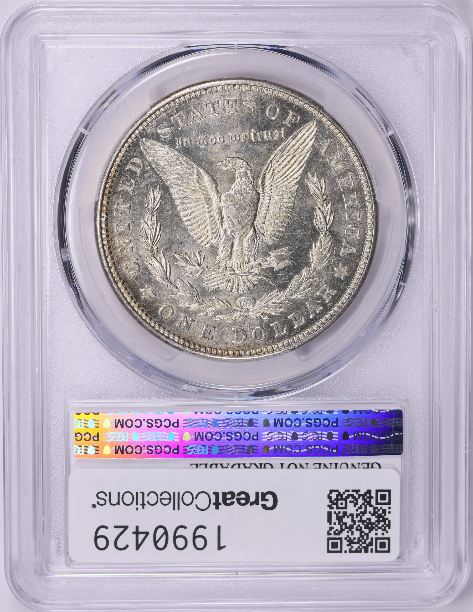 1921-D Morgan Silver Dollar PCGS Genuine Unc Details (Item 1990429