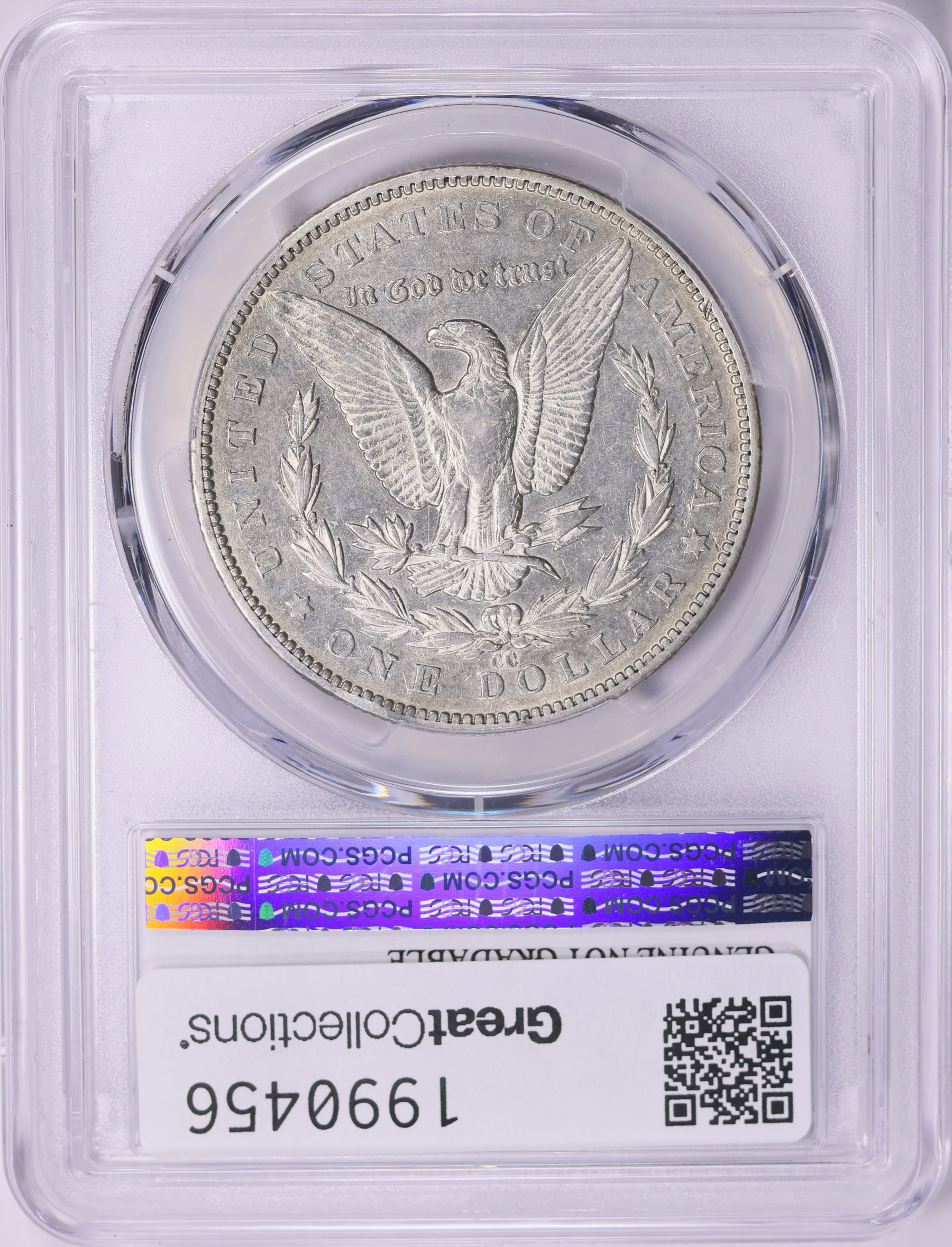 1879-CC Morgan Silver Dollar Capped Die *Top 100* PCGS Genuine XF
