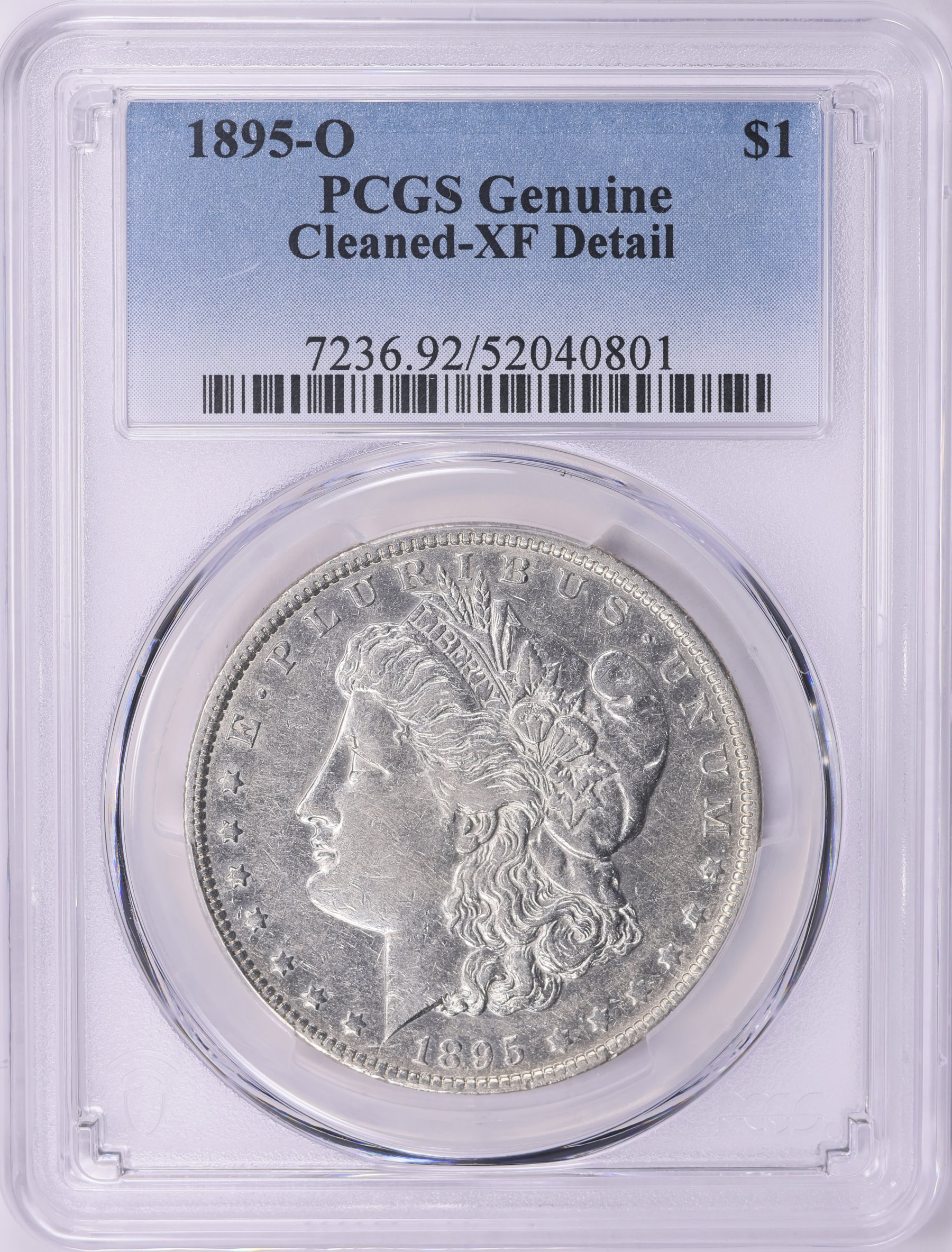 1895-O Morgan Silver Dollar PCGS Genuine XF Details (Item 1990623