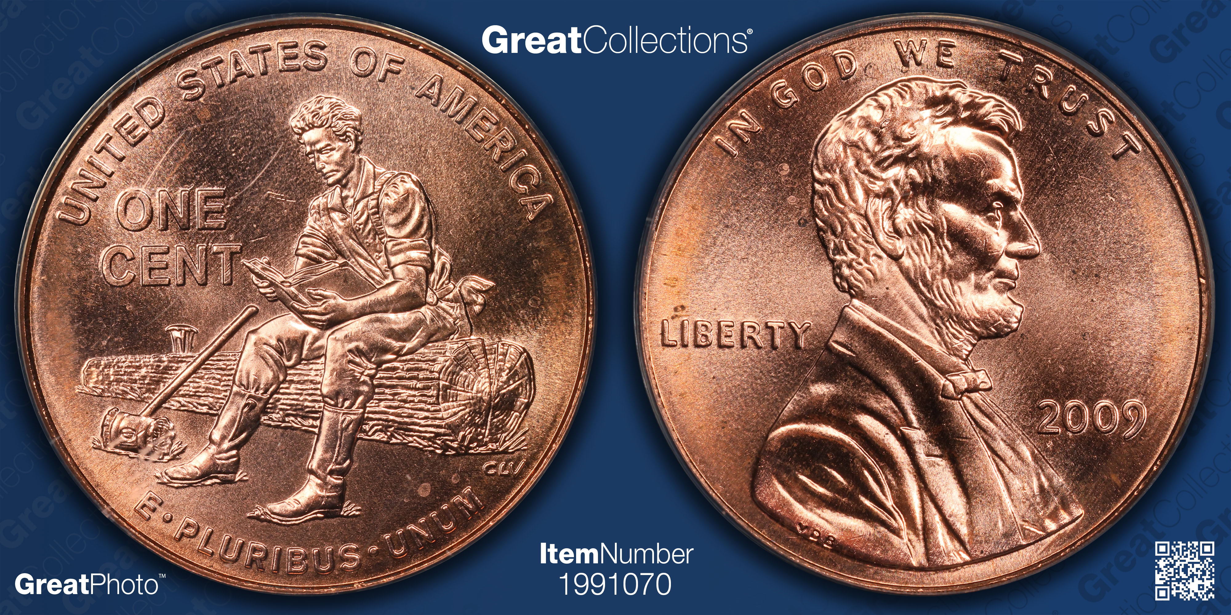 2009 Lincoln Cent Formative Years DDR-001 FS-802 ANACS MS-66 RD