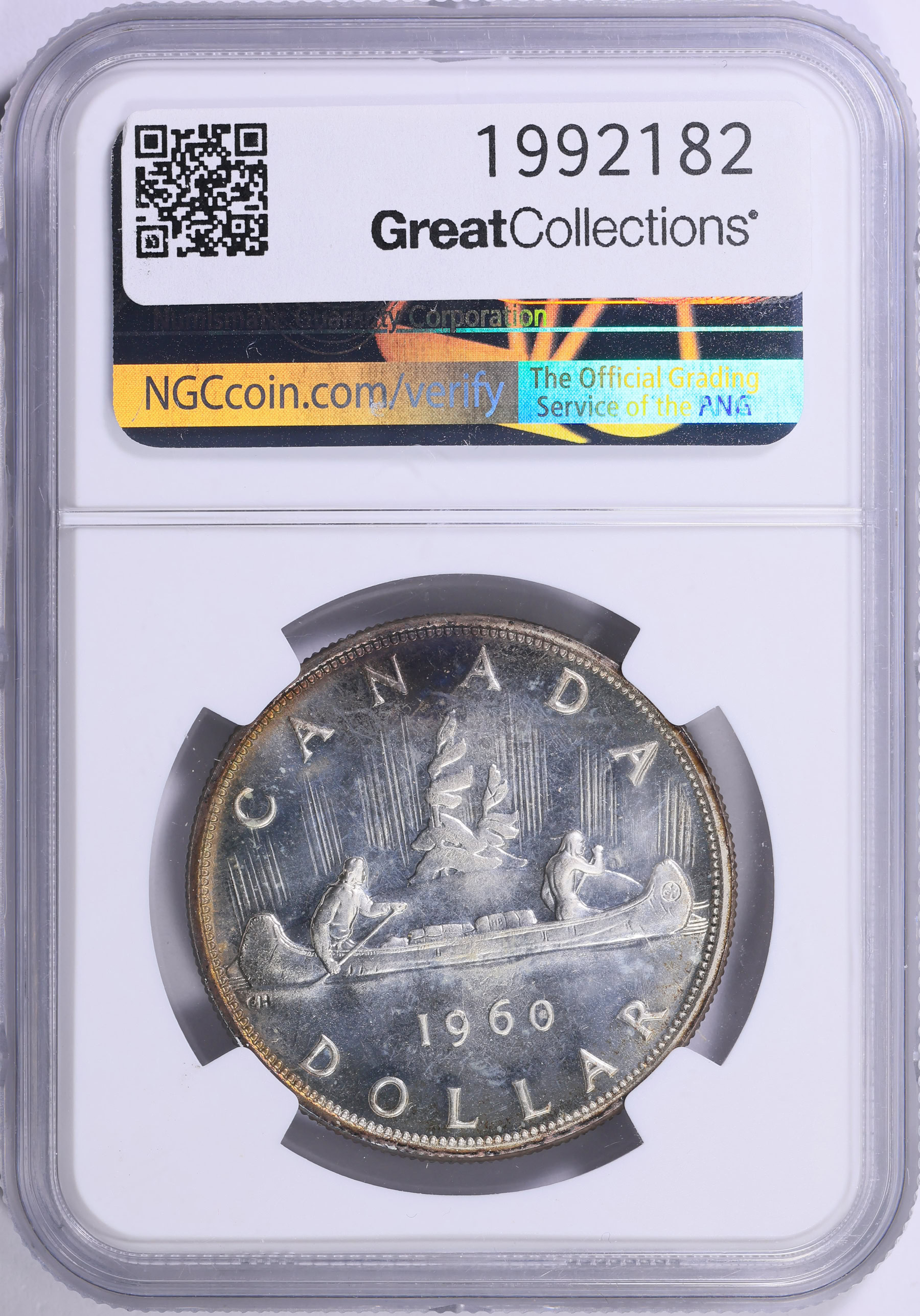 Canada 1960 Silver Dollar KM-54 NGC PL-66 (Item 1992182