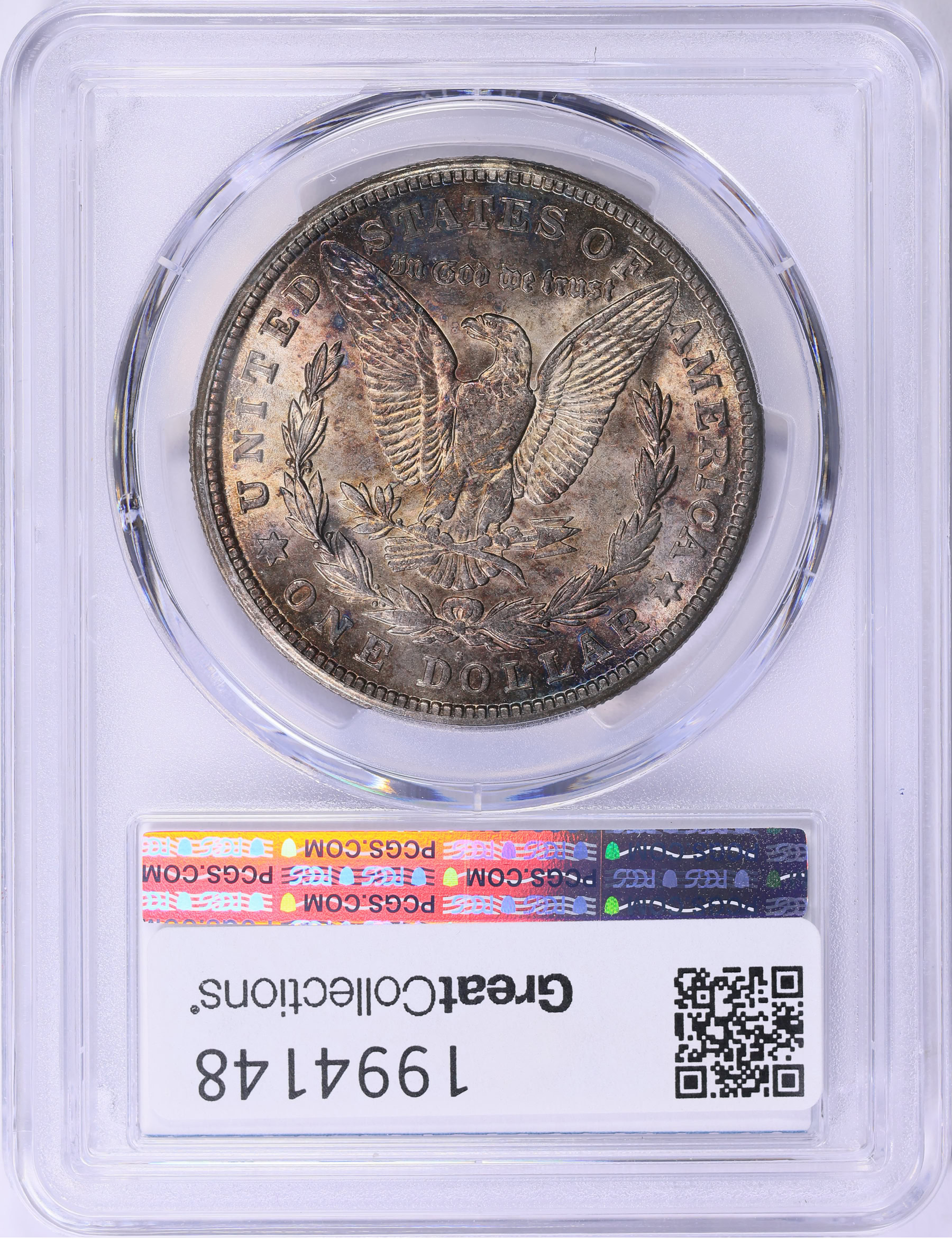 1921-S Morgan Silver Dollar PCGS MS-63 (Toned) (Item 1994148