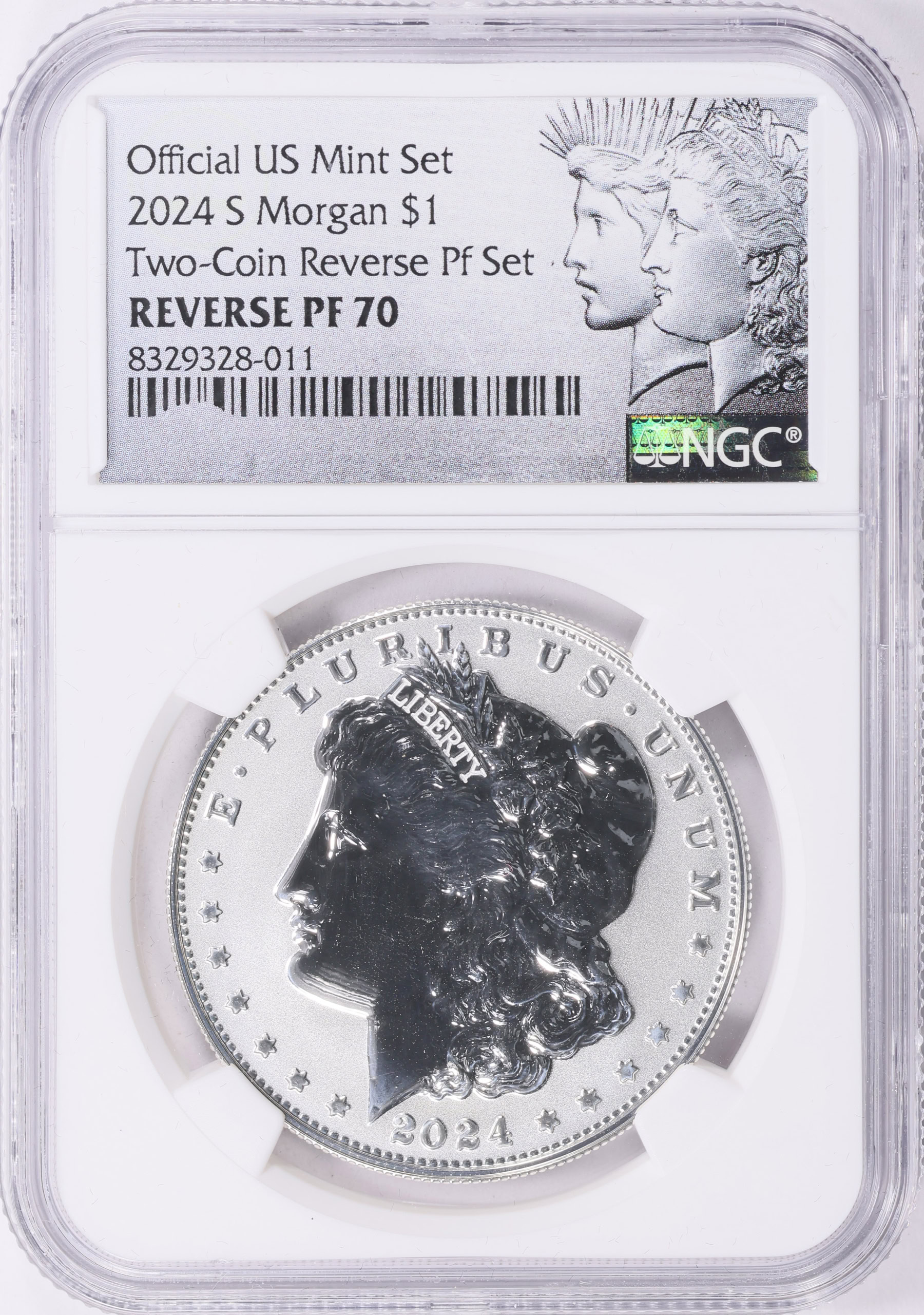 2024-S Morgan Silver Dollar Reverse Proof NGC Proof-70 | NGC Cert