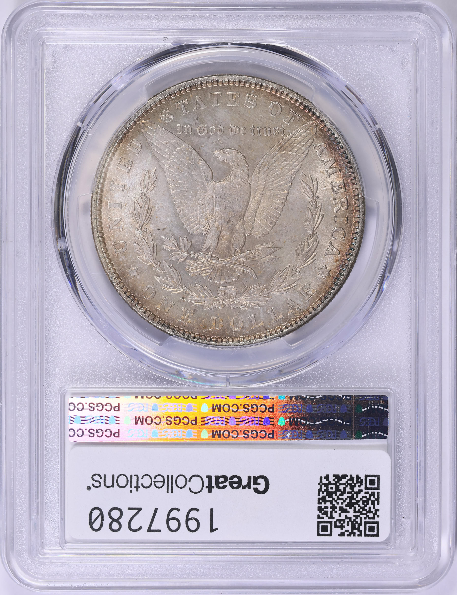 1887 Morgan Silver Dollar PCGS MS-65 (Toned) (Item 1997280