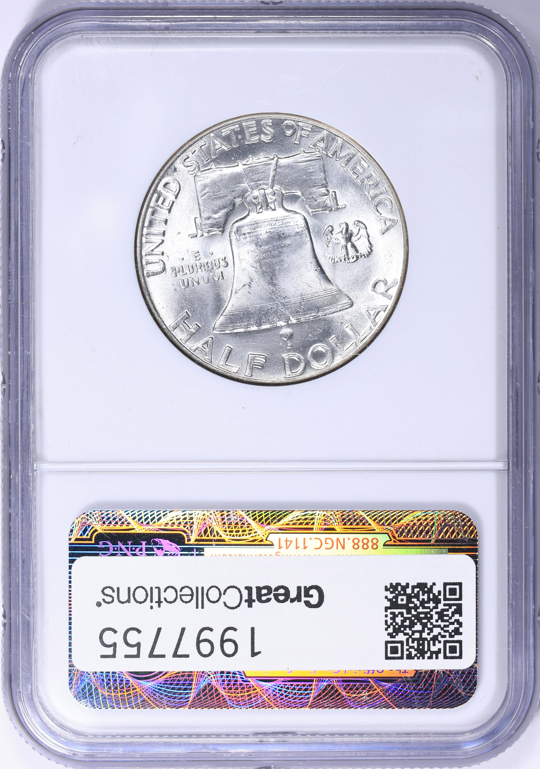 1955 Franklin Half Dollar NGC MS-65 (Toned) (Item 1997755
