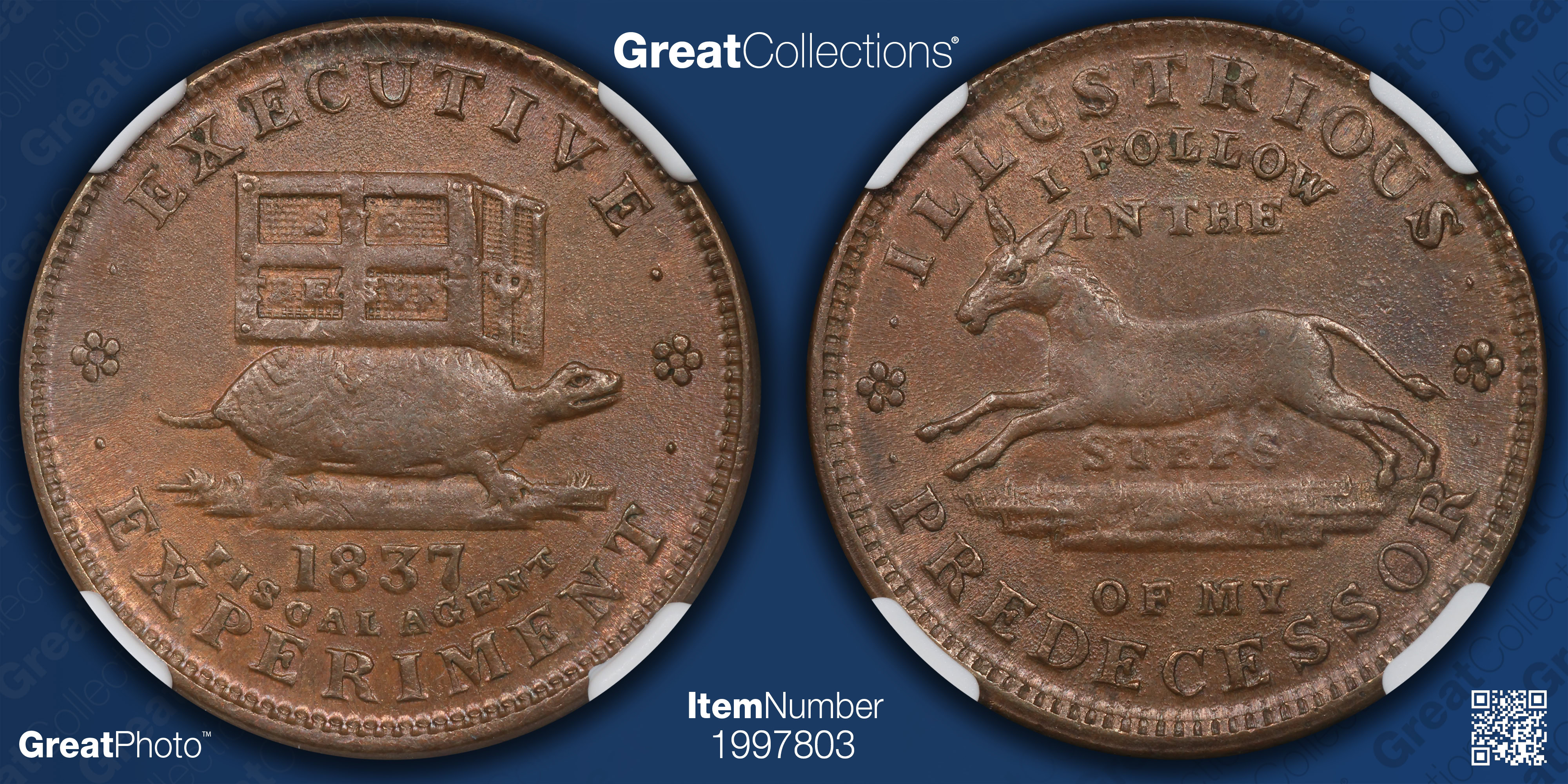 1837 Illustrious Predecessor - Executive Experiment Hard Times