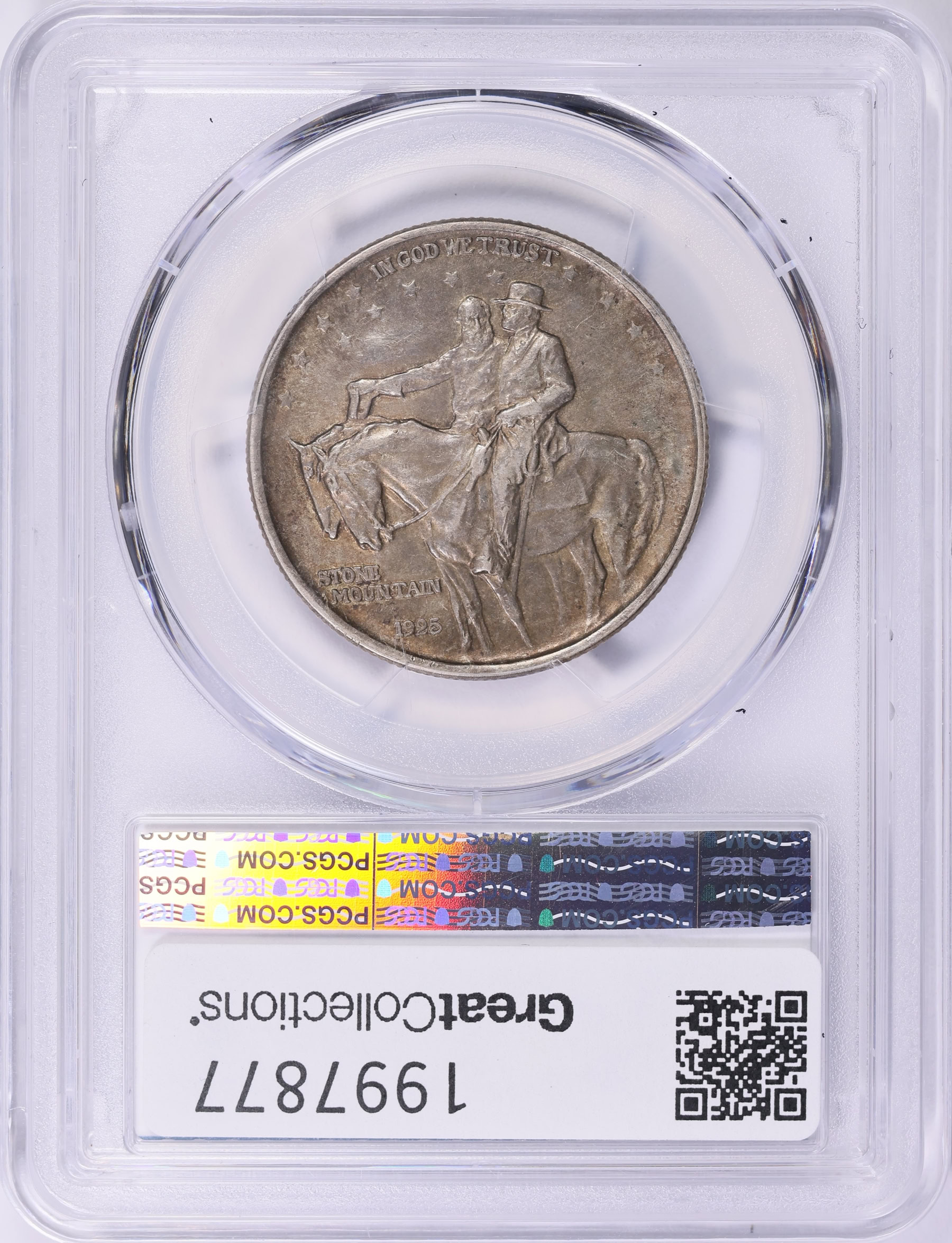 1925 Stone Mountain Memorial Half Dollar Counterstamped ARK. #27