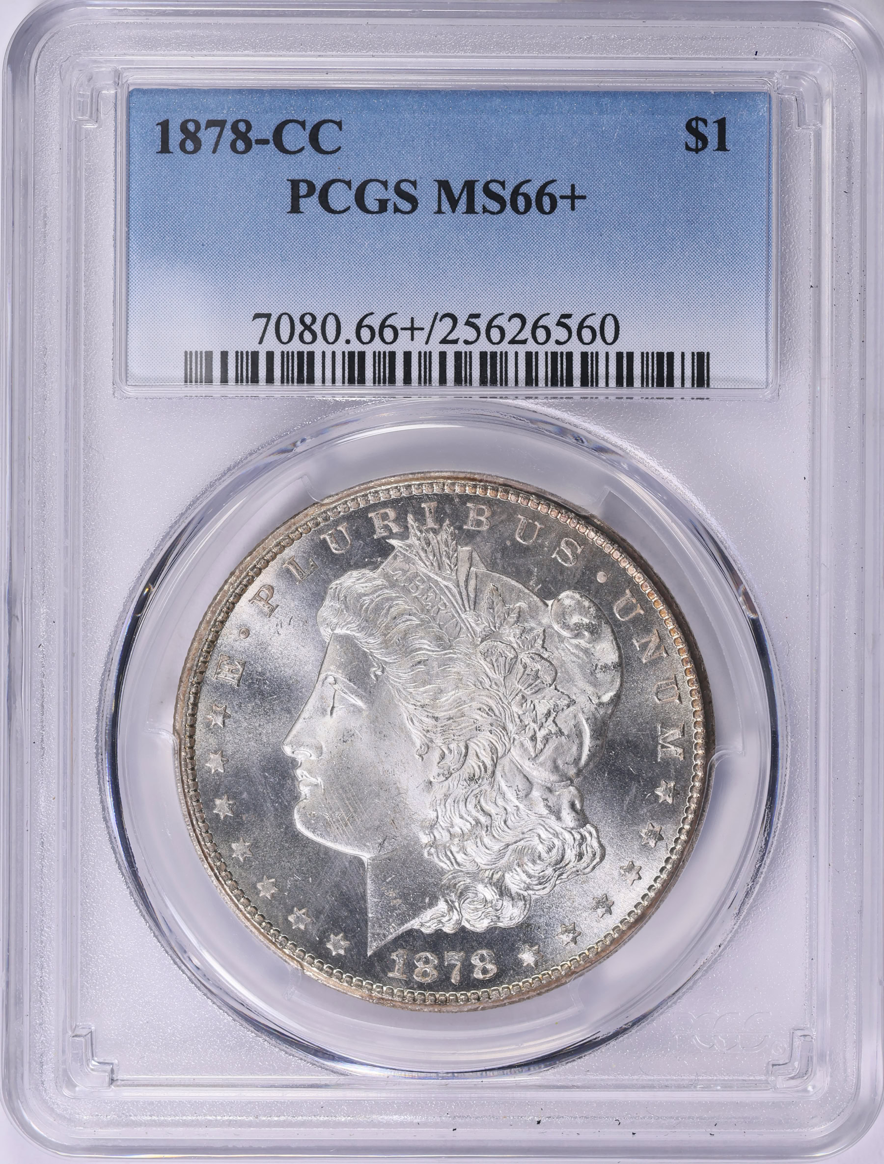 OLDTOWN MARSHALSEA オールドタウン マーシャルシー 1878-CC Morgan Silver Dollar PCGS MS-66+ (Item 1998708