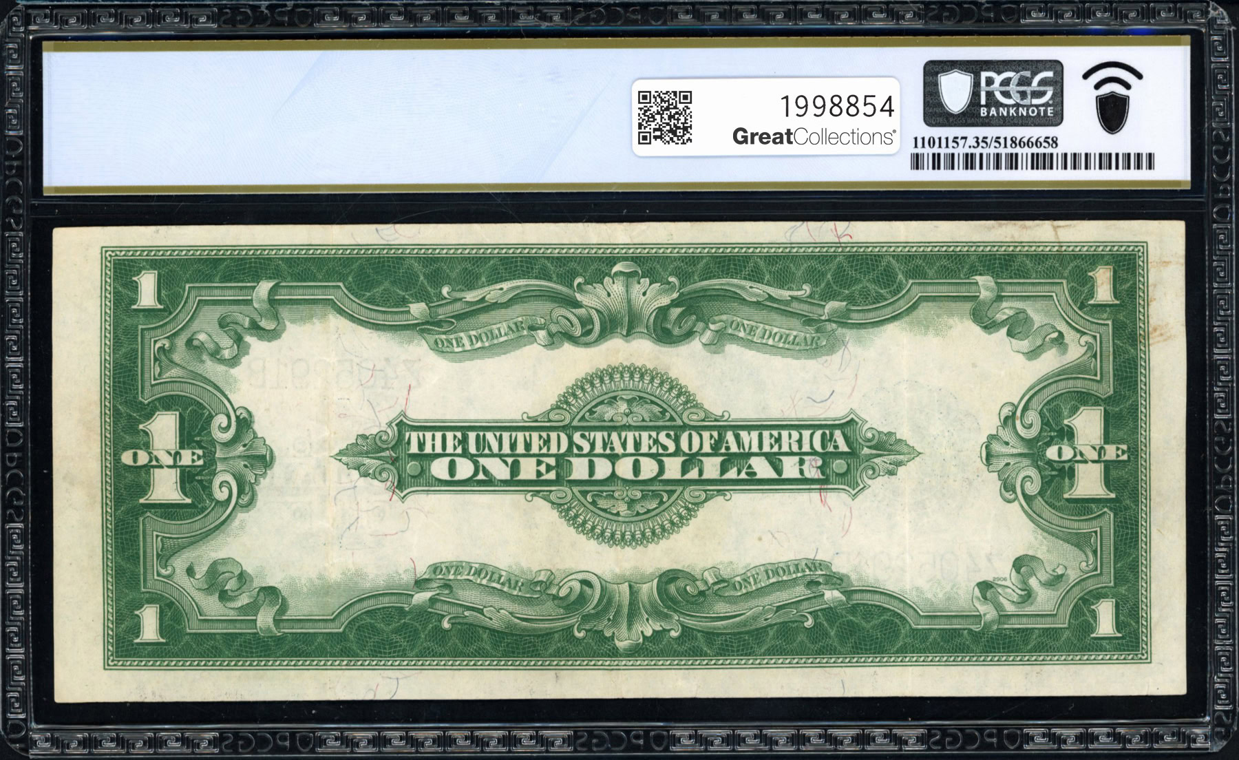 Fr. 237 1923 $1 Silver Certificate Note Speelman / White PCGS
