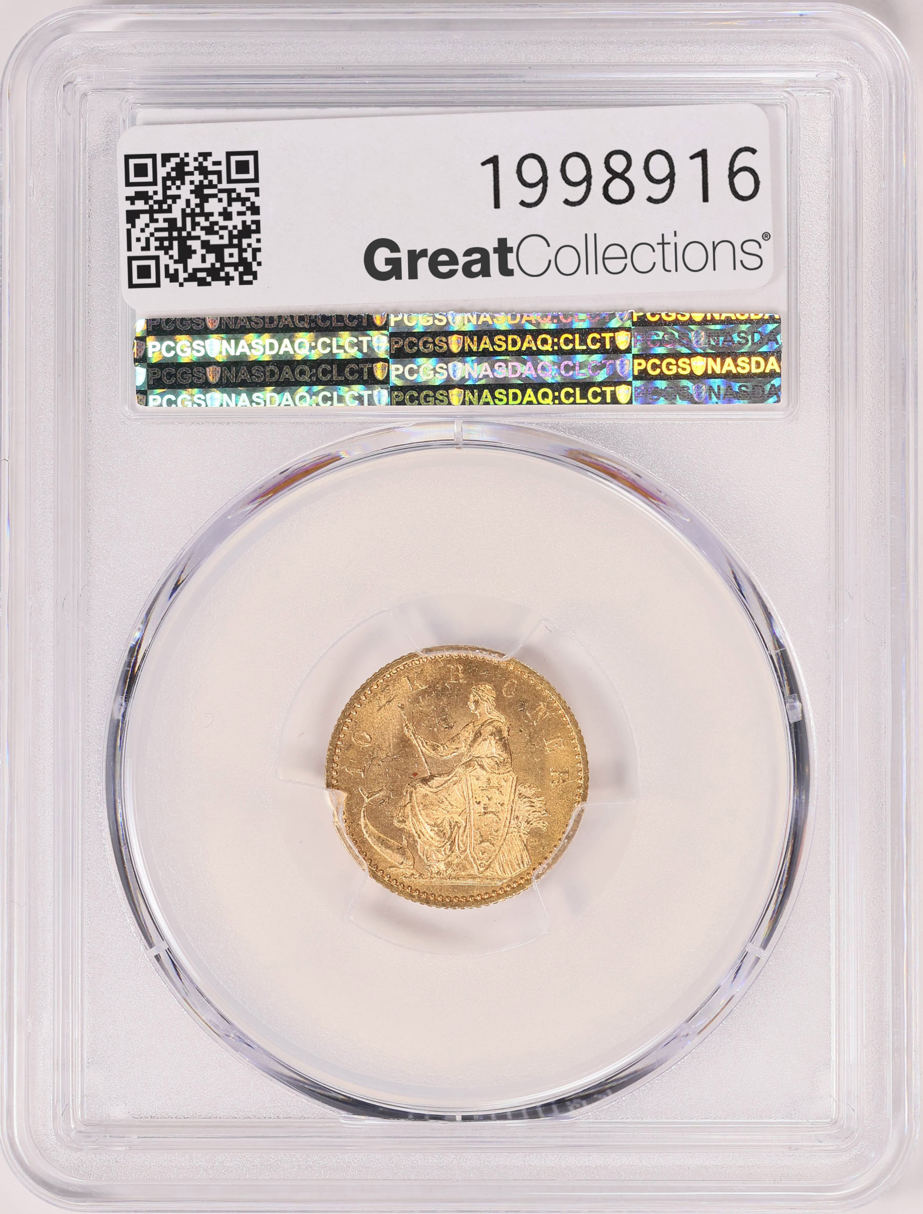 Denmark 1900-VBP Gold 10 Kroner KM-790.2 PCGS MS-64 (AGW = 0.1296