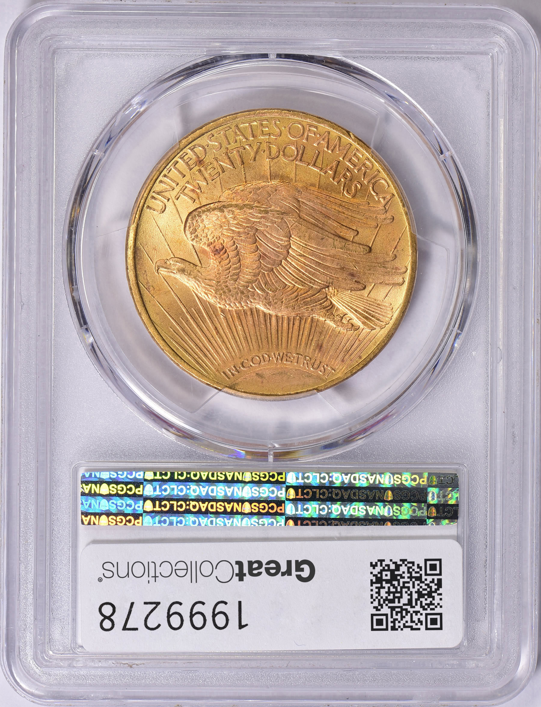 1922 Saint-Gaudens Gold Double Eagle PCGS MS-66 (Item 1999278