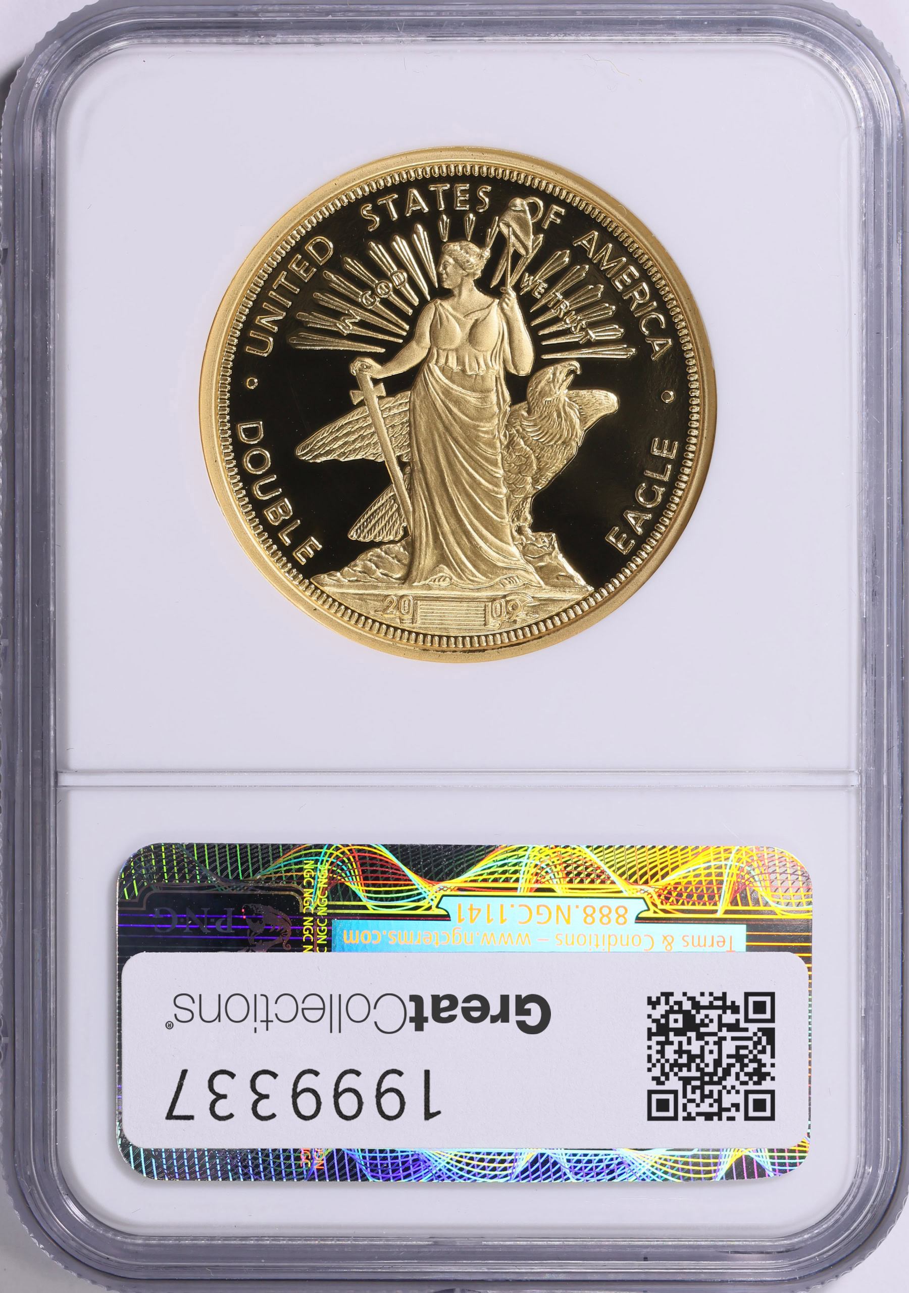 Pattern 1906 (Struck 2009) Gold Double Eagle Smithsonian