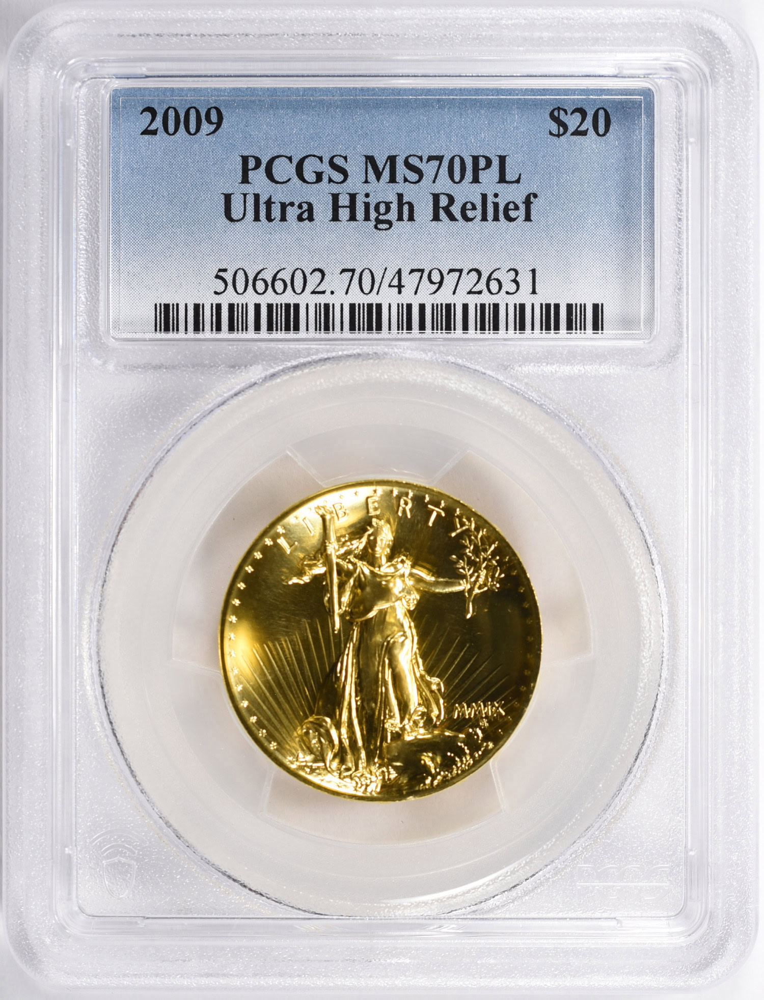 PCGS NGC 鑑定済み 9個セット 2009 MMIX Ultra High Relief $20 Gold PCGS MS-70 PL (Item 1999612