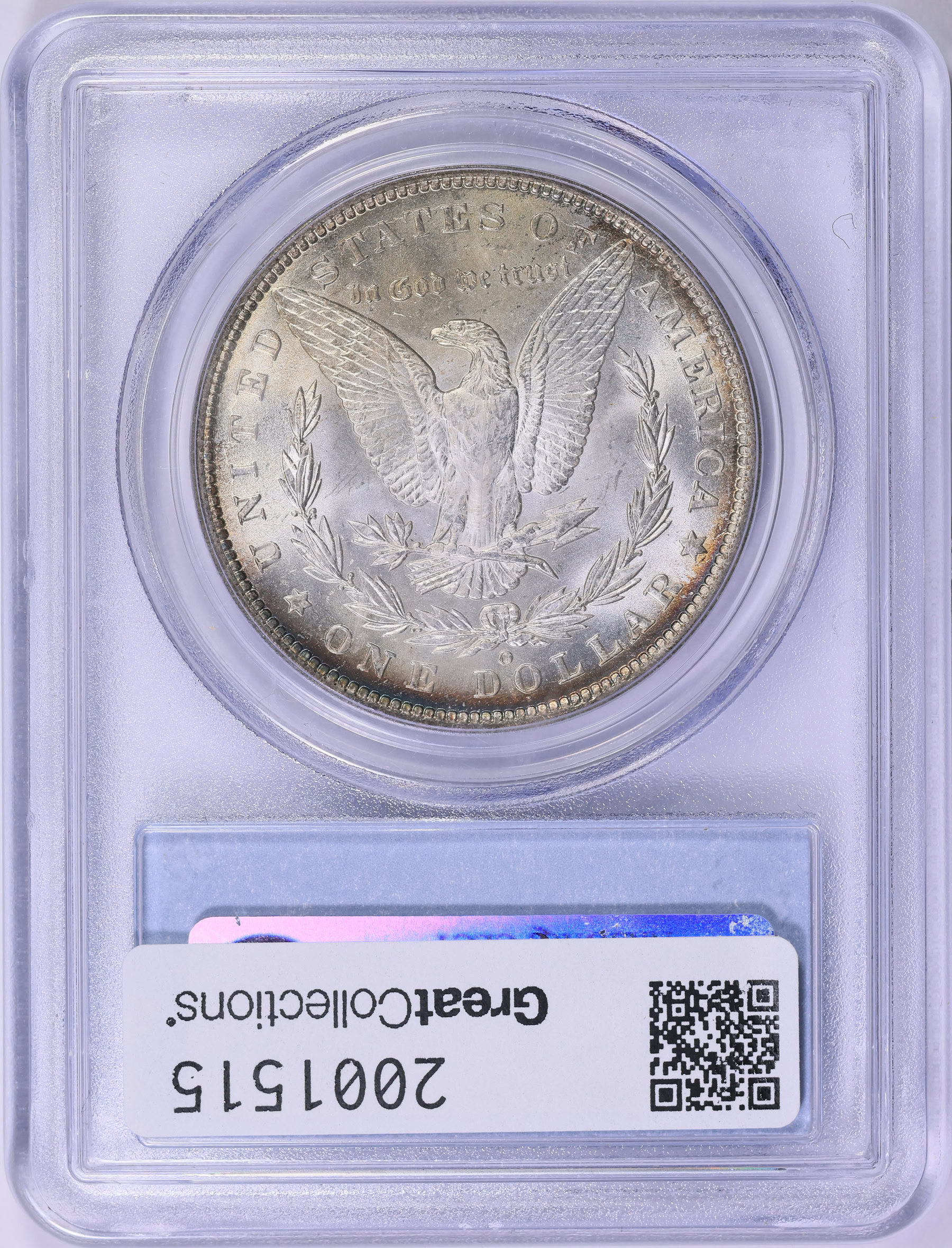 1887-O Morgan Silver Dollar PCGS MS-64 (CAC Green) (Toned) (Item