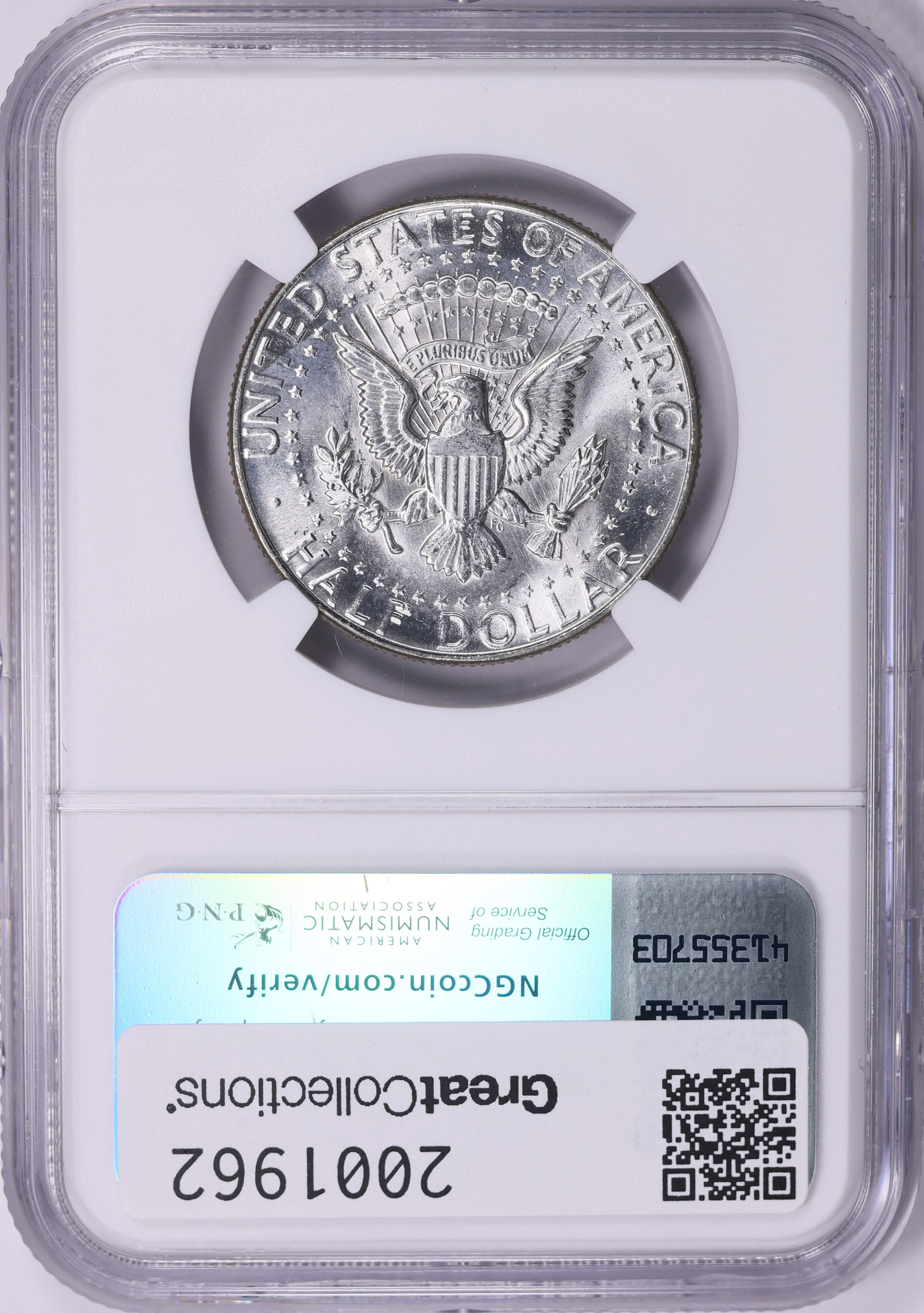 1964 Kennedy Half Dollar NGC MS-63 (Item 2001962