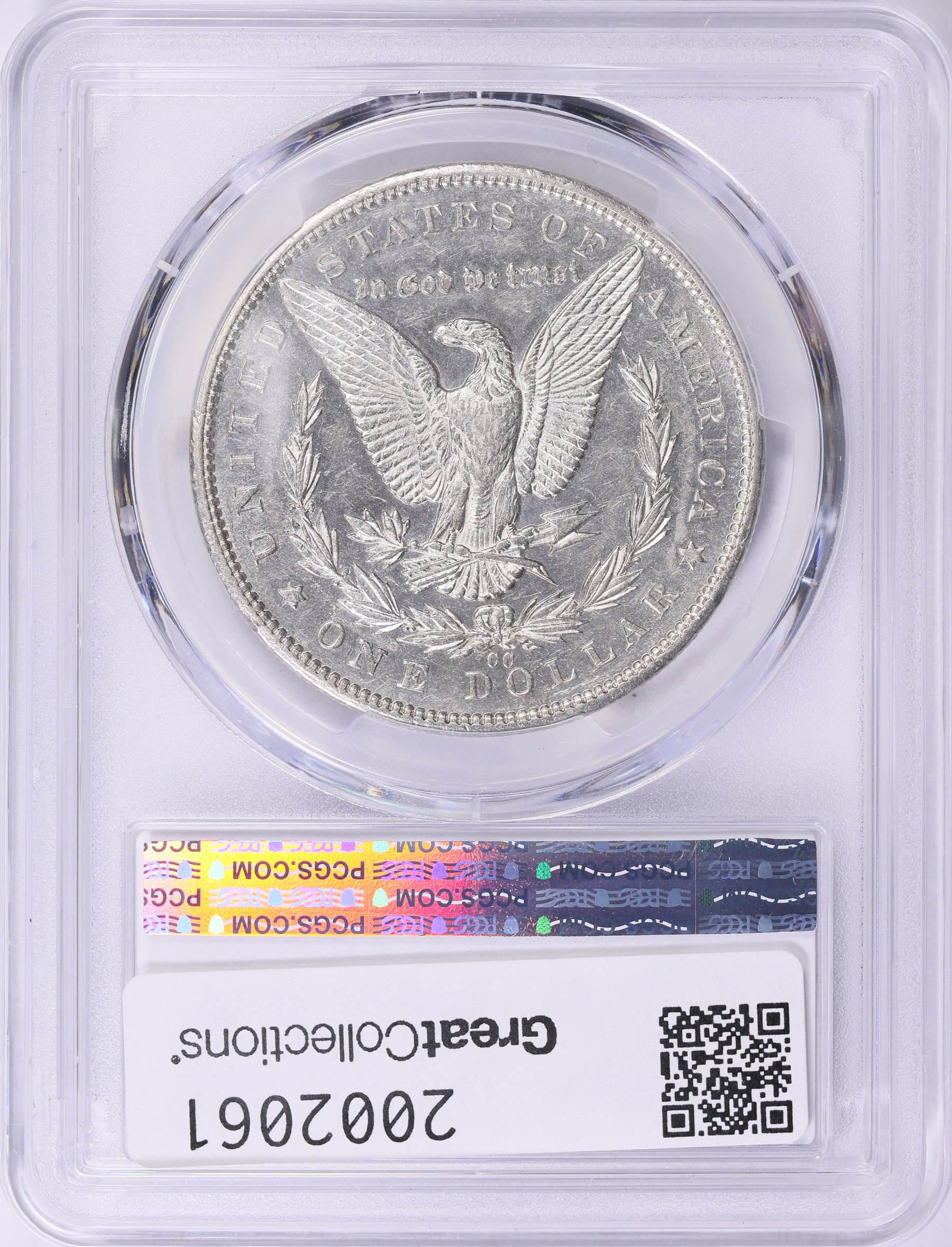 1893-CC Morgan Silver Dollar PCGS AU-55 (Item 2002061