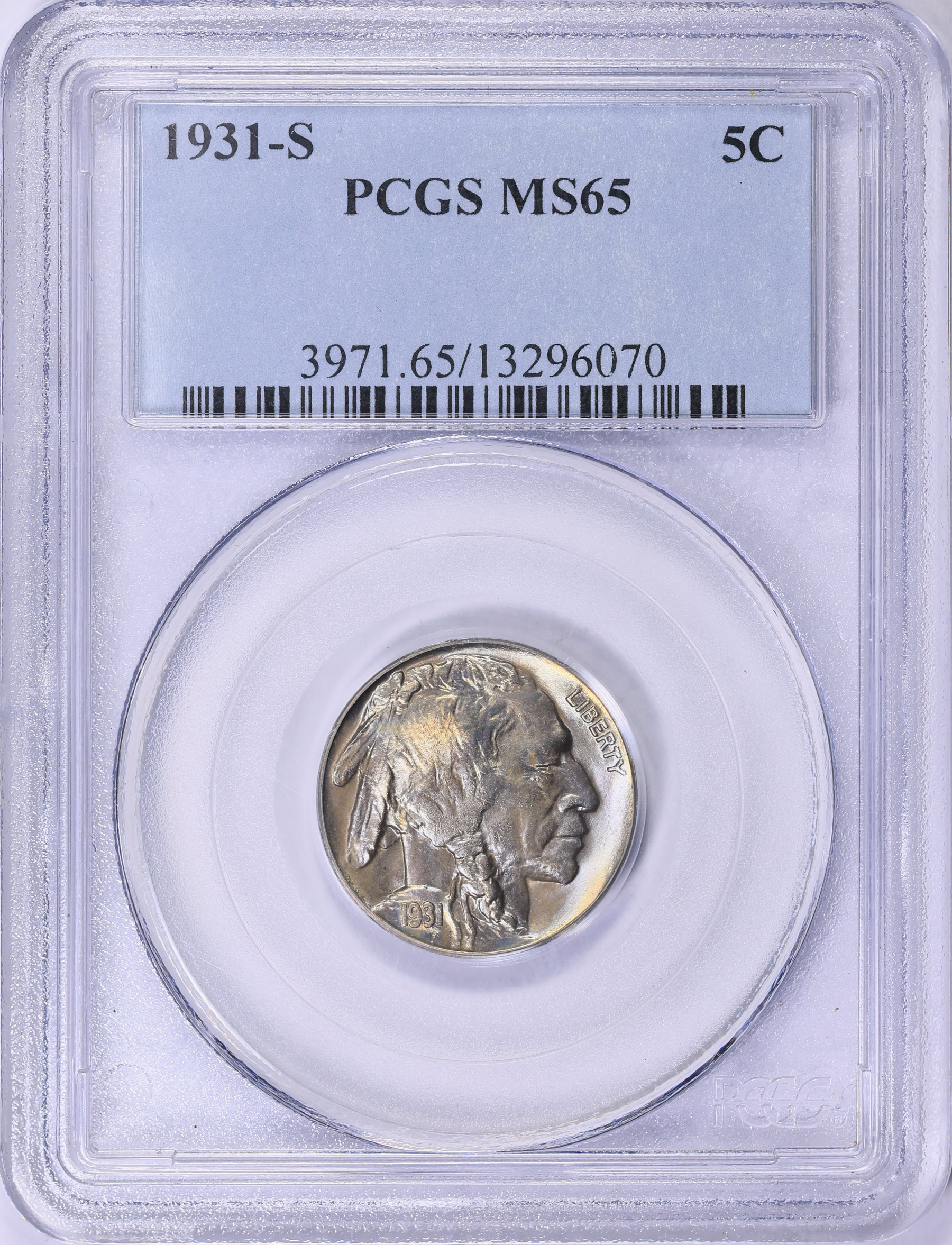 1931-S Buffalo Nickel PCGS MS-65 (Toned) (Item 2002213