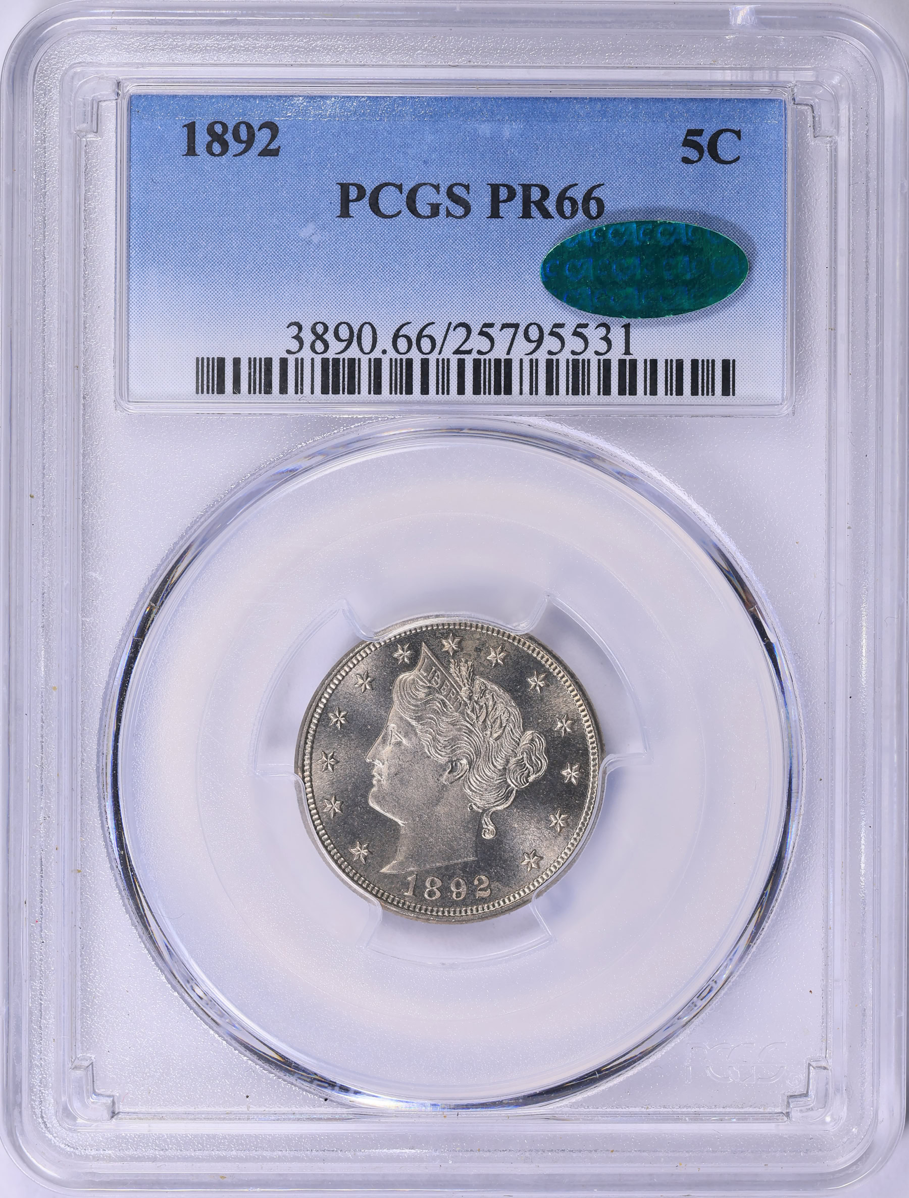 1892年 リバティニッケル 5C NGC PR65 (CAC) 1892 Liberty Nickel 5C NGC PR66 | eBay