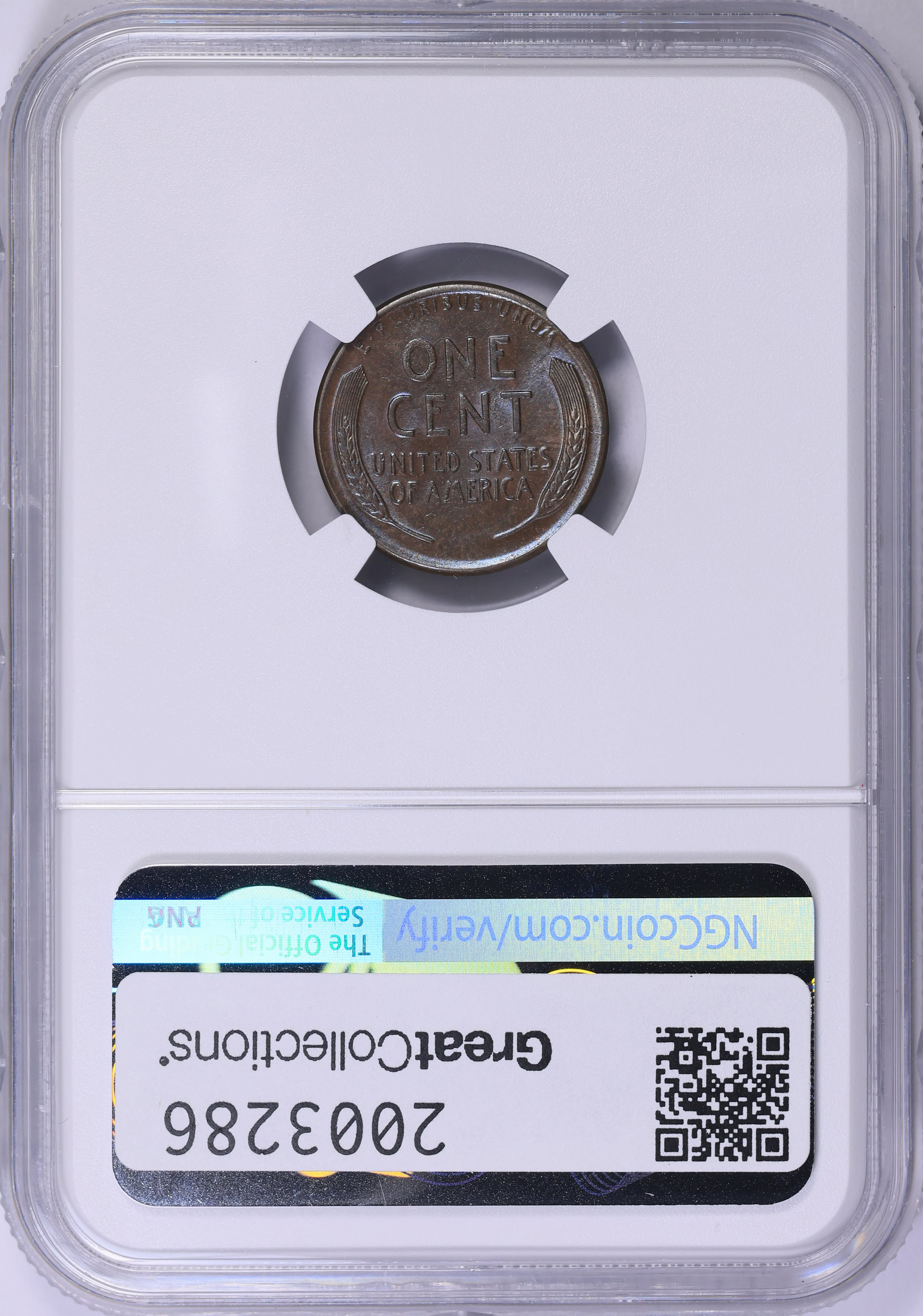 1917-S Lincoln Cent NGC MS-64 BN (CAC Green) (Toned) (Item 2003286