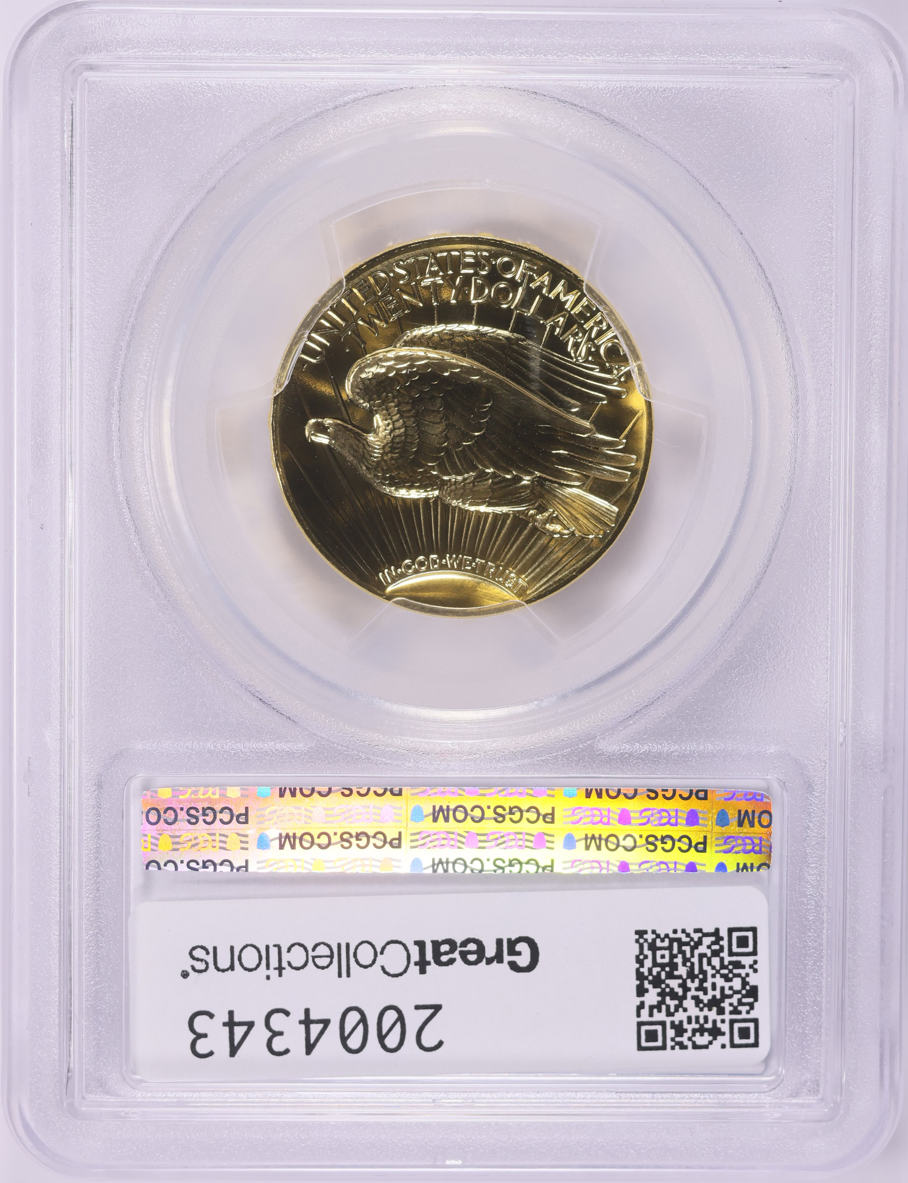 2009 MMIX Ultra High Relief $20 Gold PCGS MS-70 PL (Item 2004343