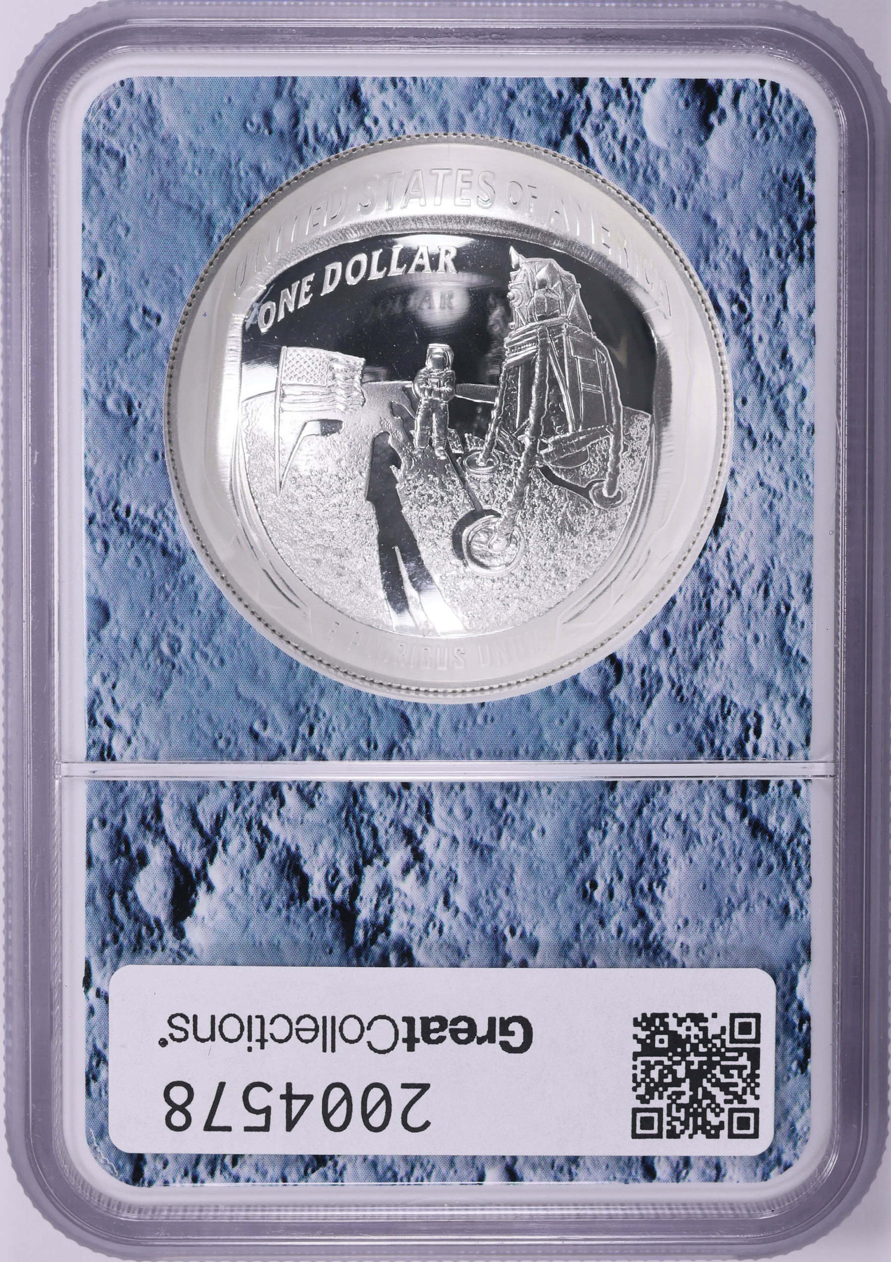 2019-P Apollo 11 50th Anniversary Silver Dollar First Releases NGC ...