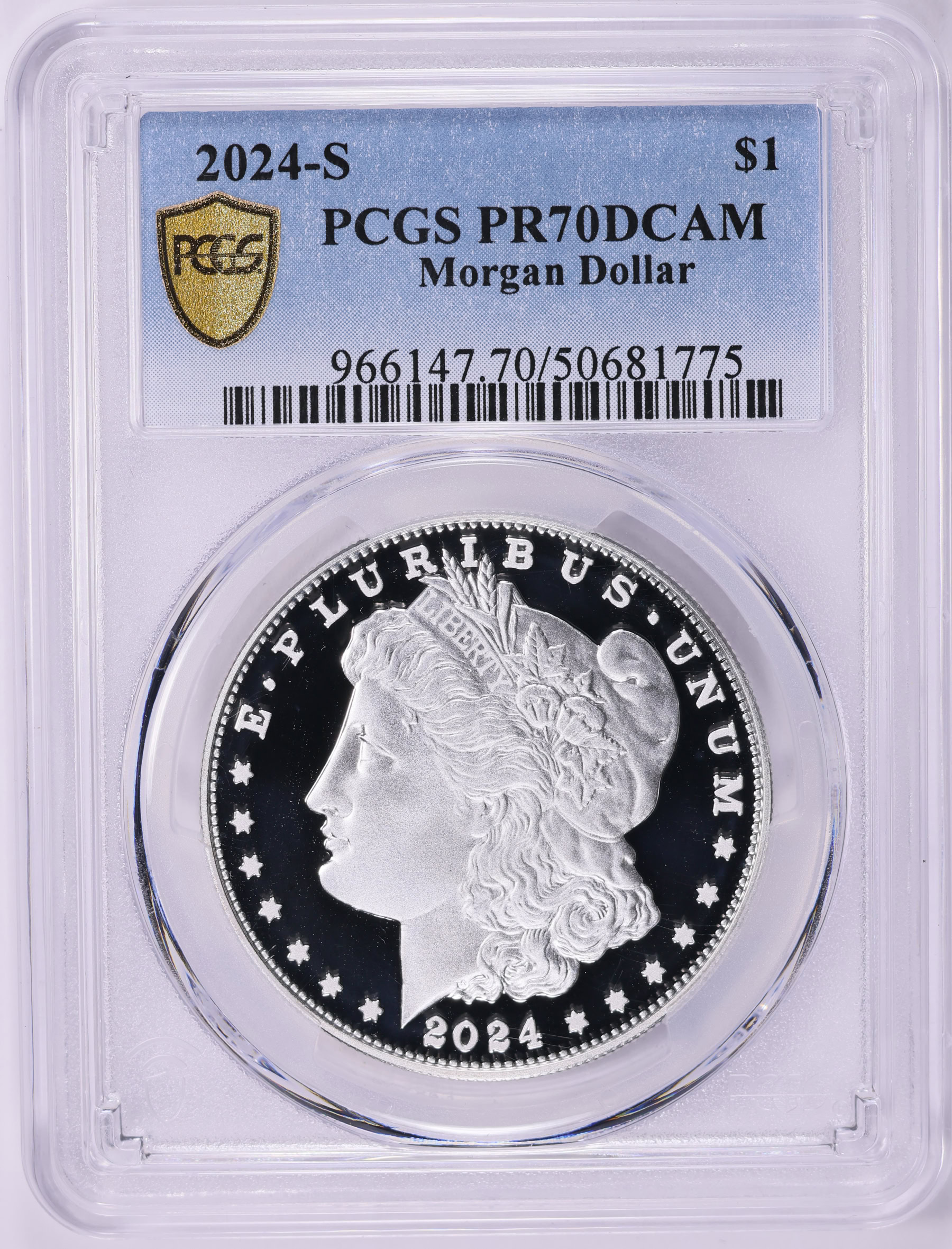 2024-S Morgan Silver Dollar PCGS Proof-70 DCAM | PCGS Cert