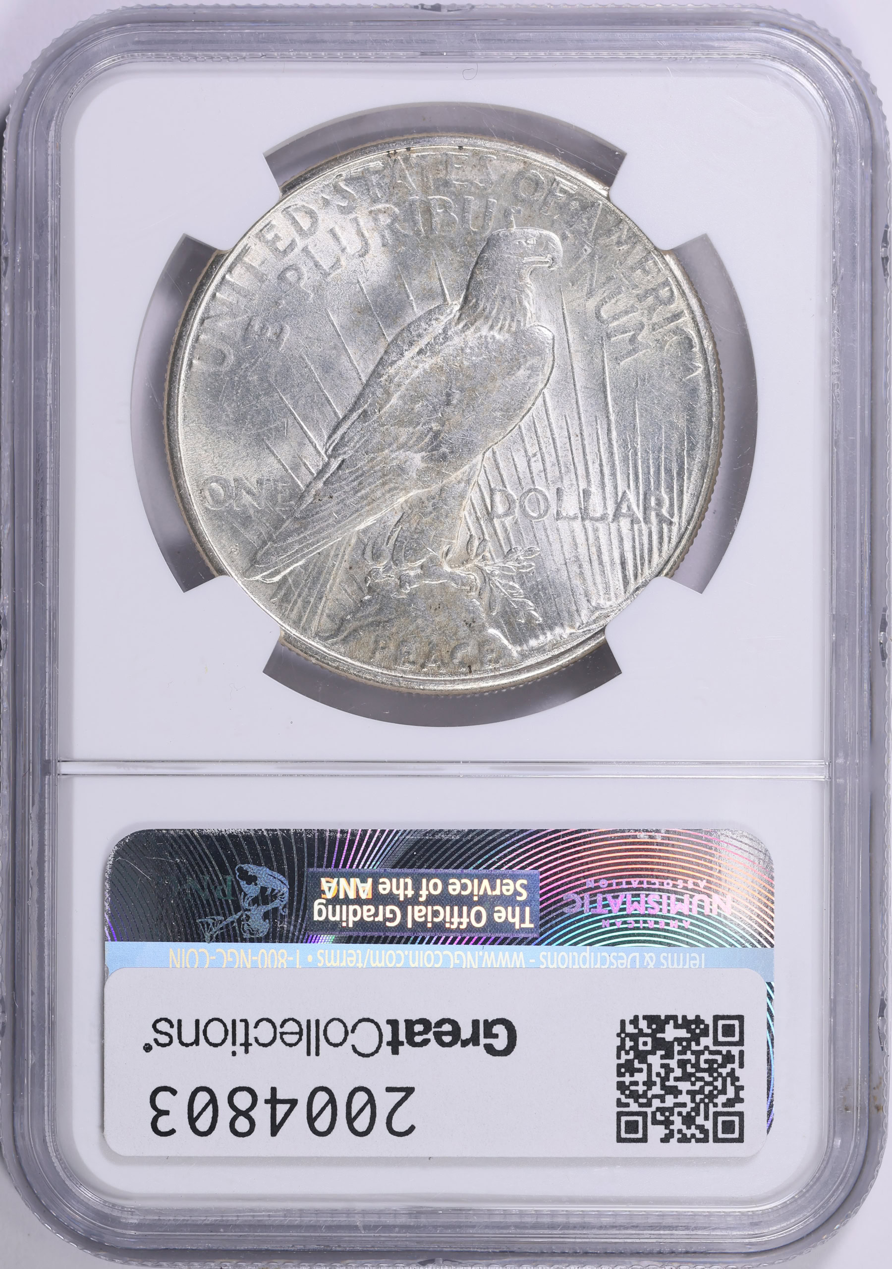 1923-S Peace Silver Dollar NGC MS-62 (Item 2004803