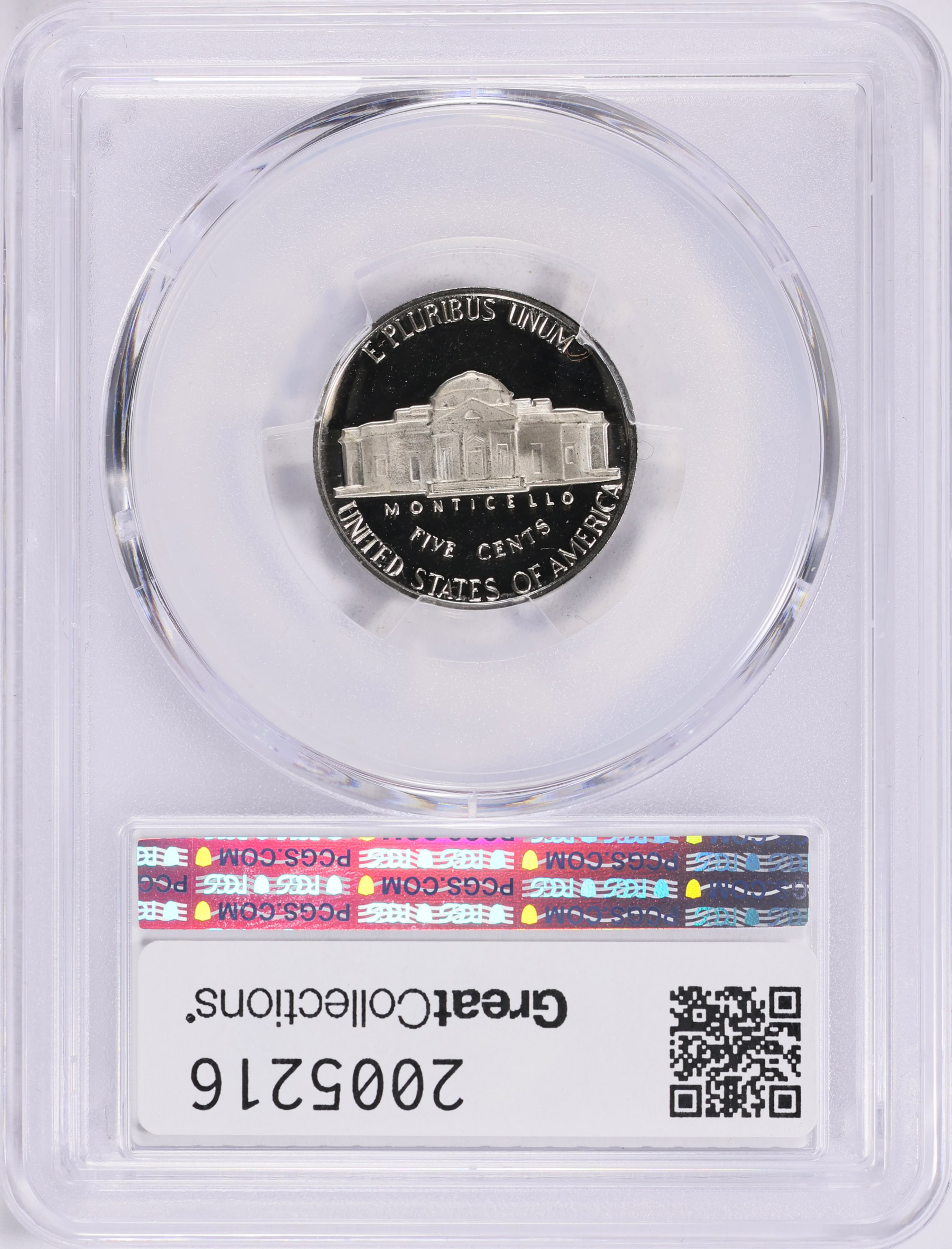 1969-S Jefferson Nickel PCGS Proof-69 DCAM (Item 2005216