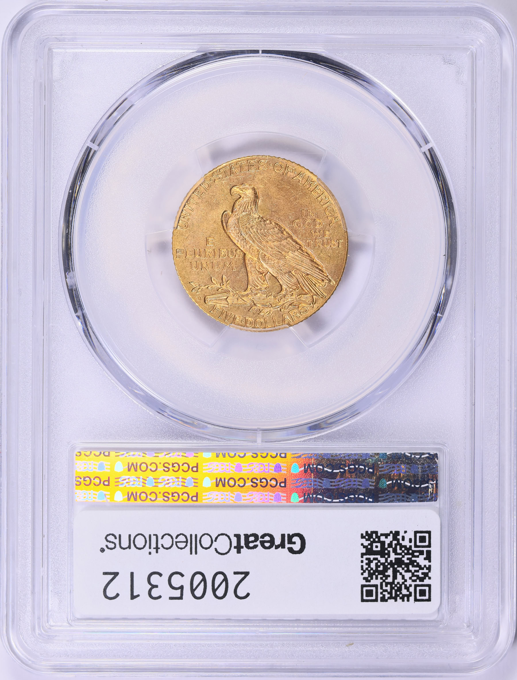 1908-D Indian Gold Half Eagle PCGS MS-65 (Item 2005312