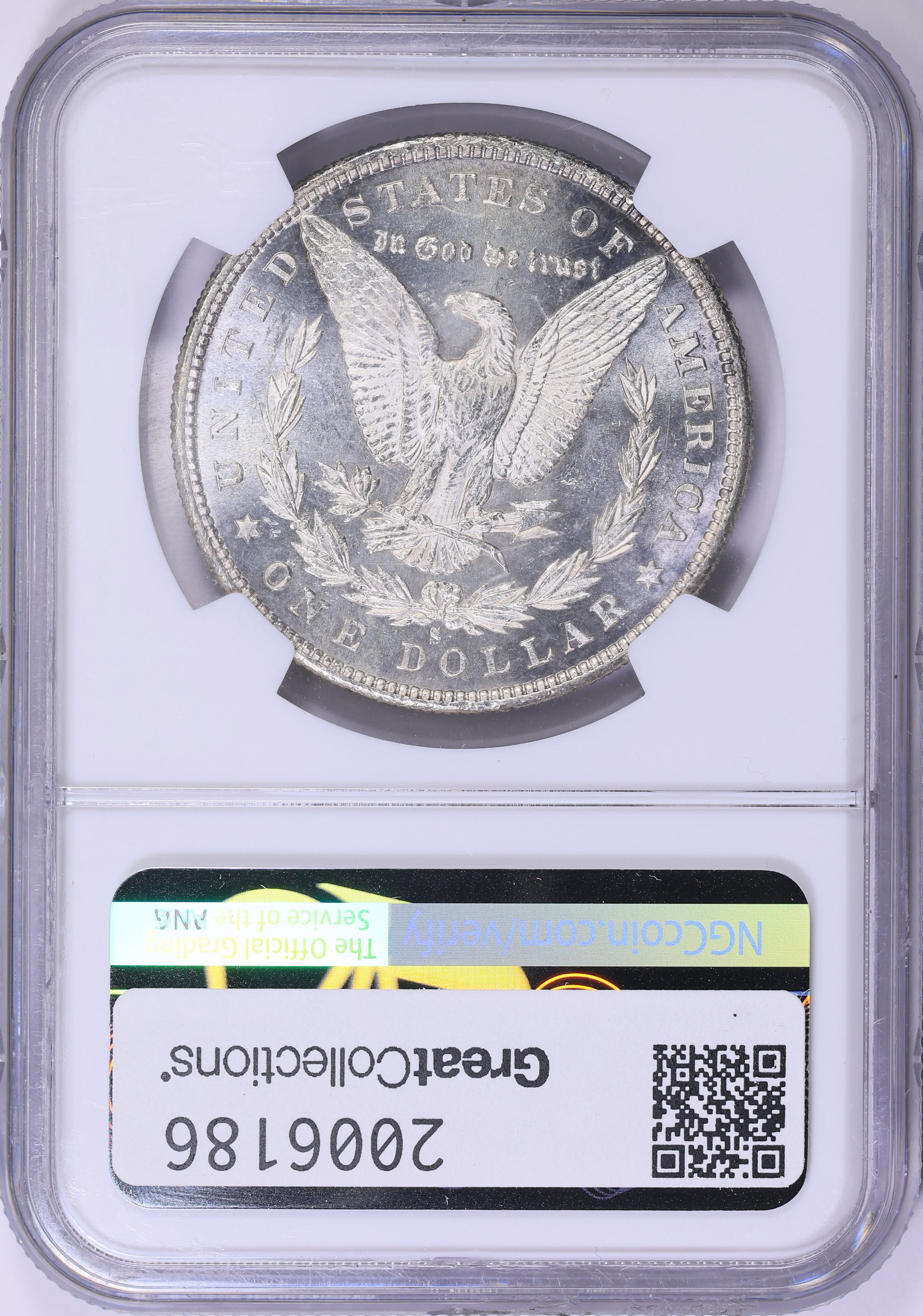 1880-S Morgan Silver Dollar NGC MS-65 (Toned) (Item 2006186