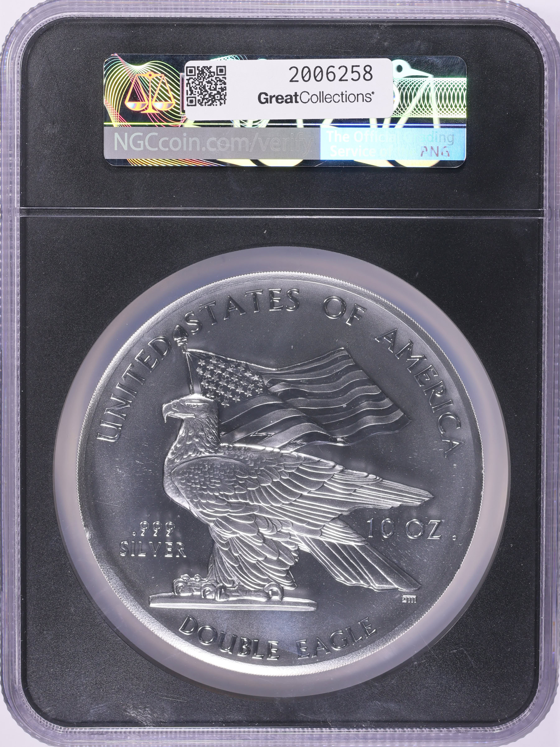 2022 Silver 10oz Saint-Gaudens Double Eagle High Relief Private