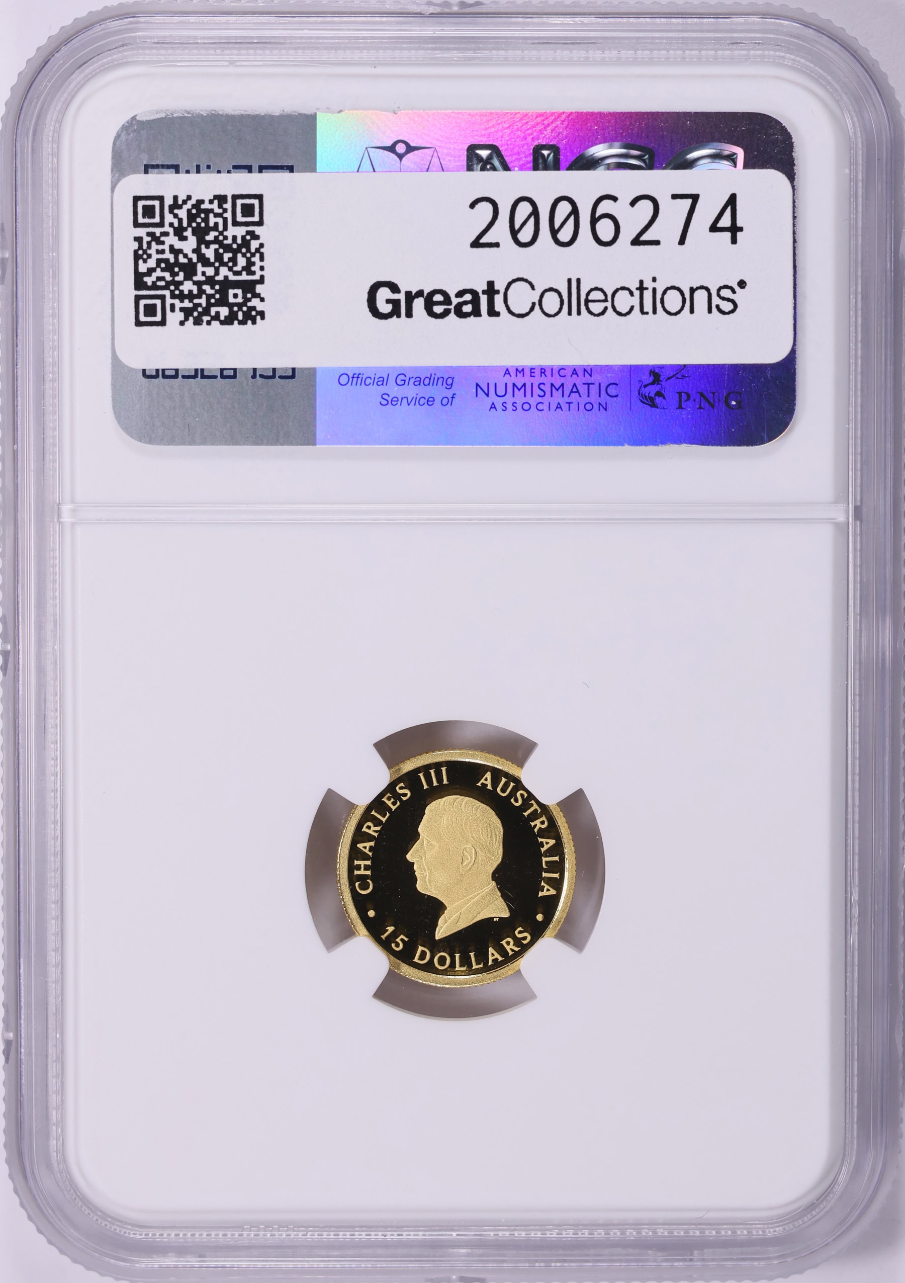 Australia 2024-P125 Rose Gilt Gold $15 Nugget Little Hero NGC