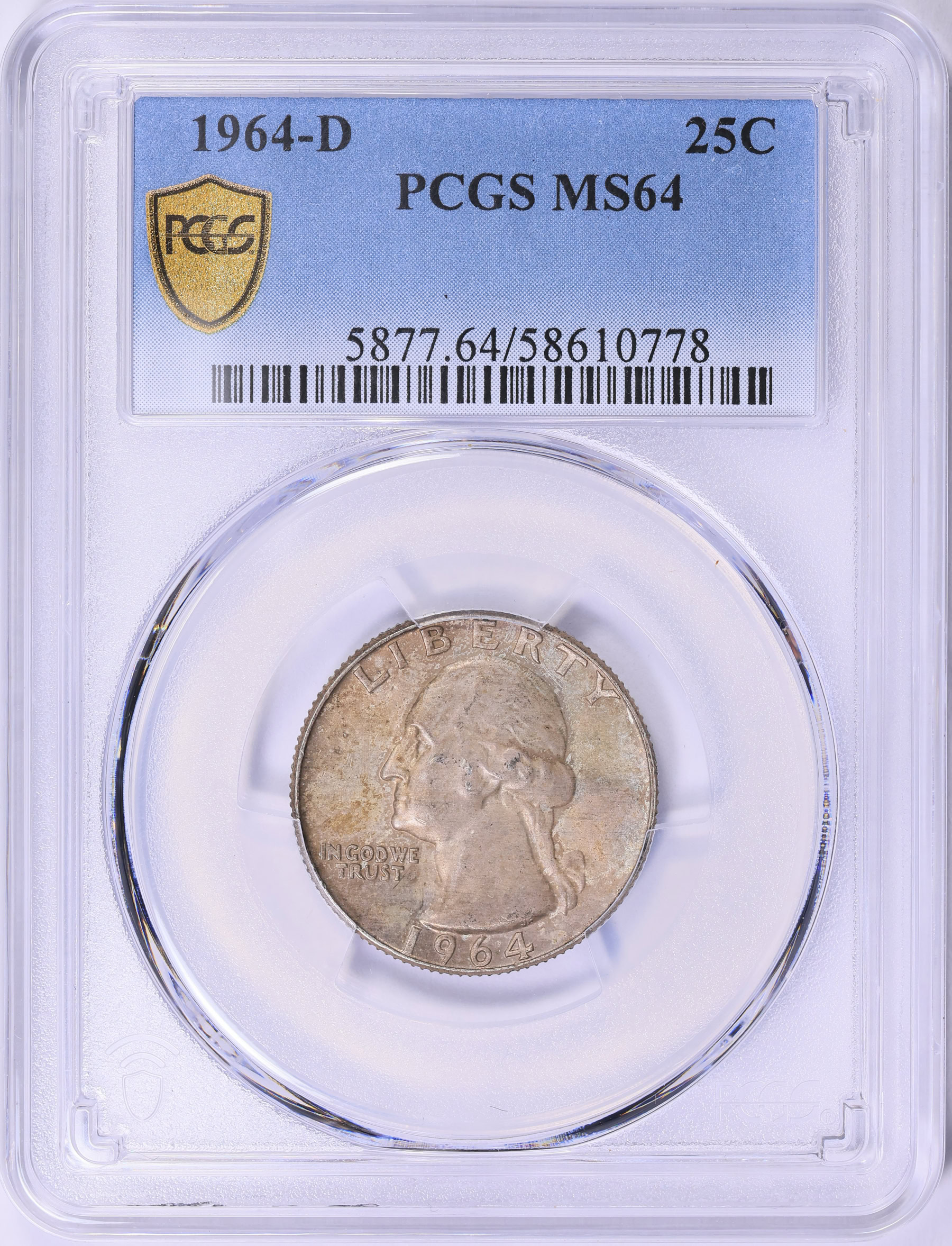 1964-D Washington Quarter PCGS MS-64 (Item 2006409
