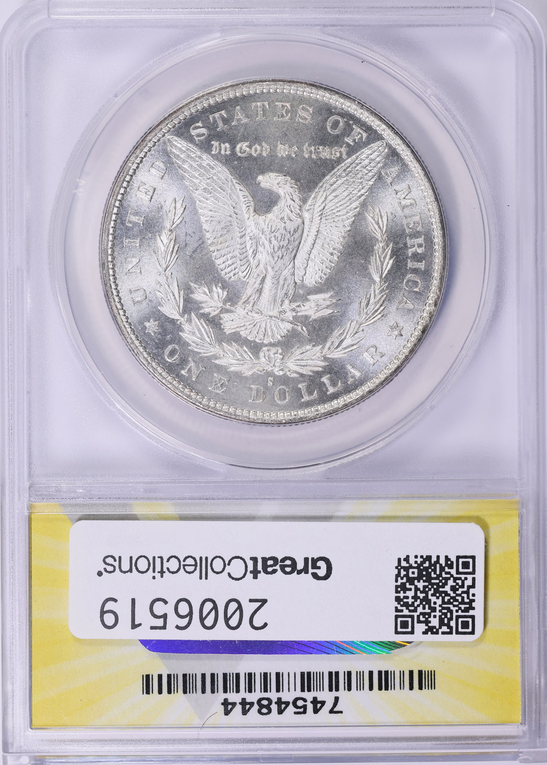 1880-S Morgan Silver Dollar VAM-12.1 Hitlist 40 ANACS MS-65