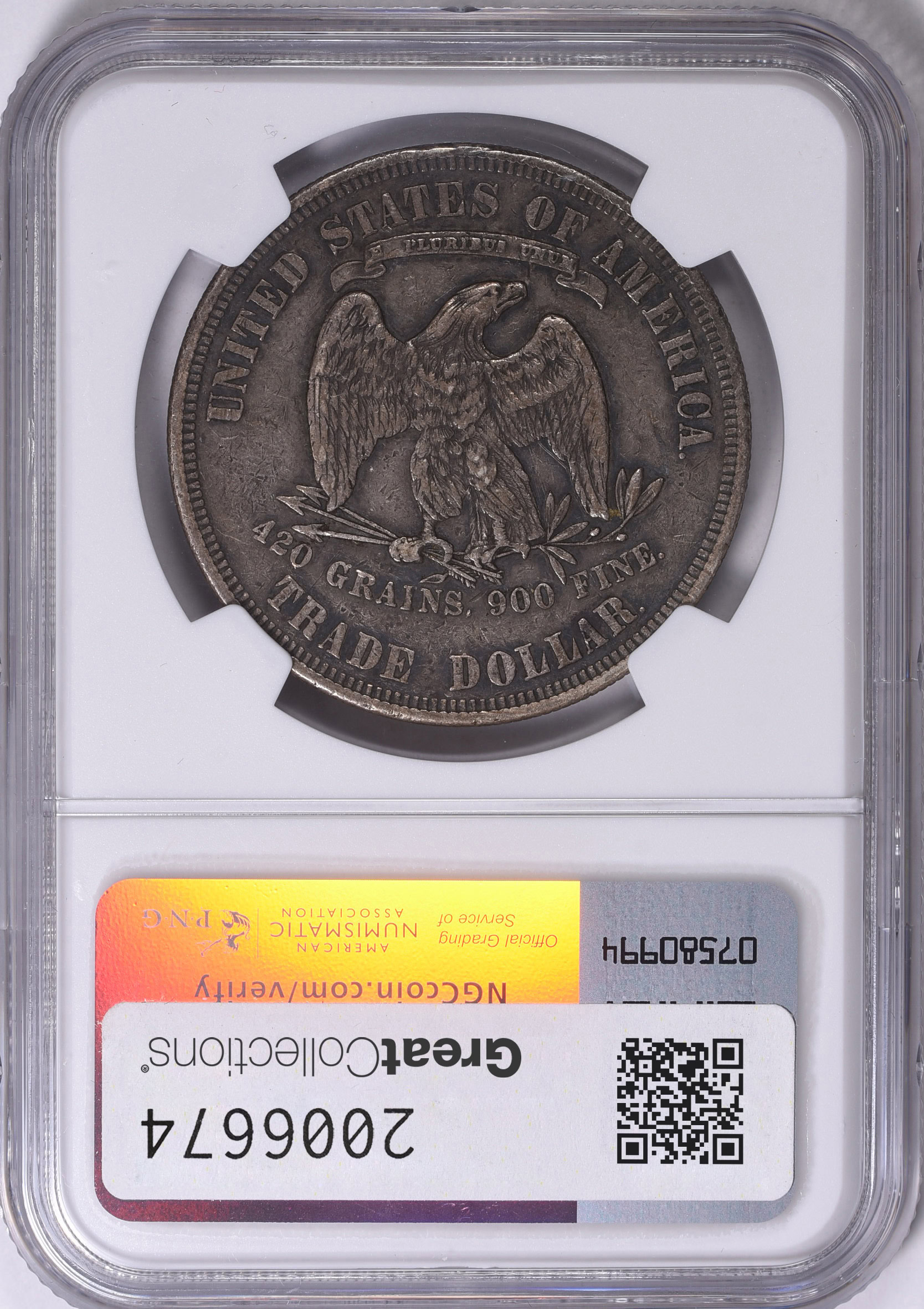 1880 Trade Silver Dollar NGC Proof-45 (Item 2006674