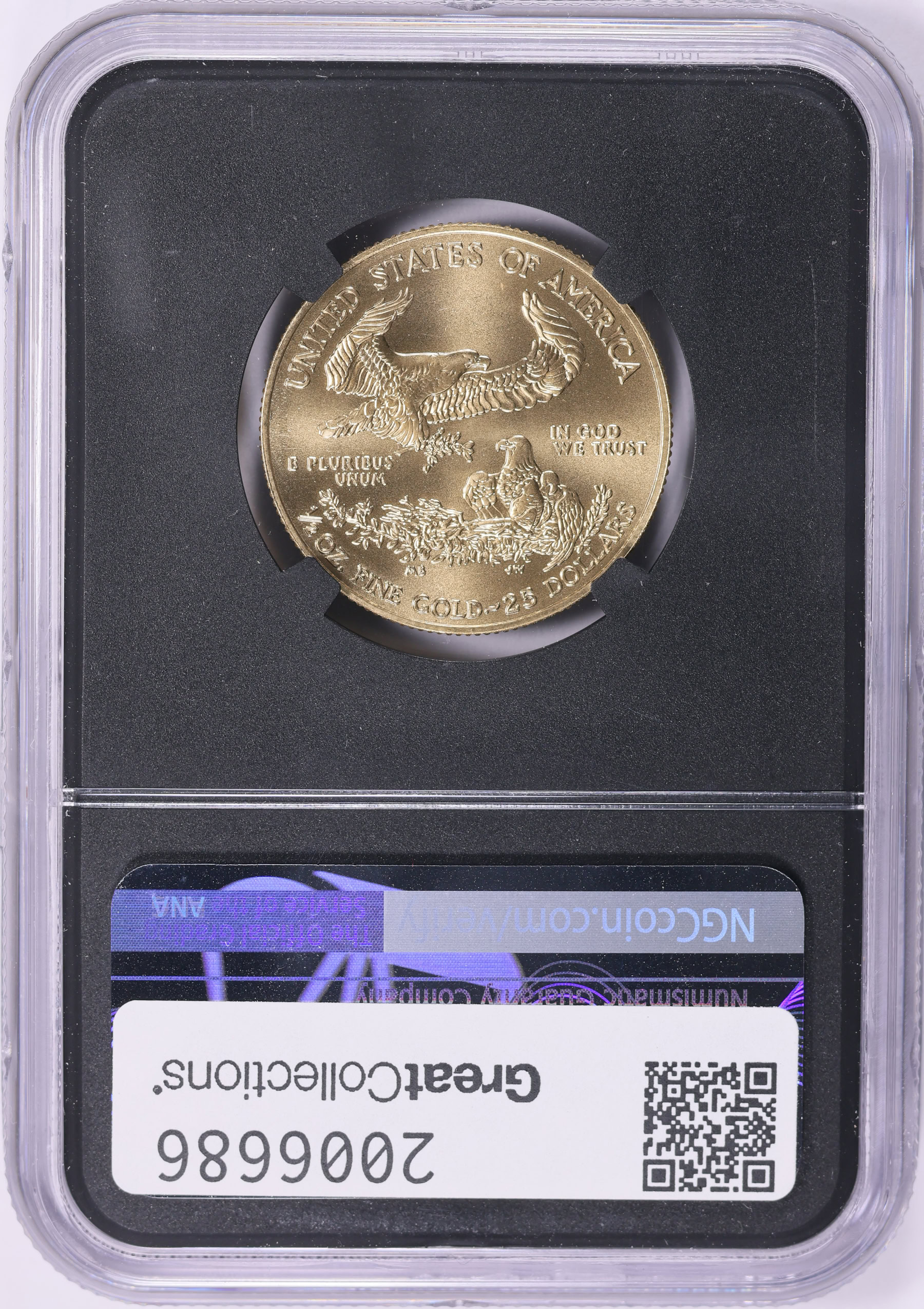 2016 (2015) $25 Half-Ounce Gold American Eagle Struck in 2015