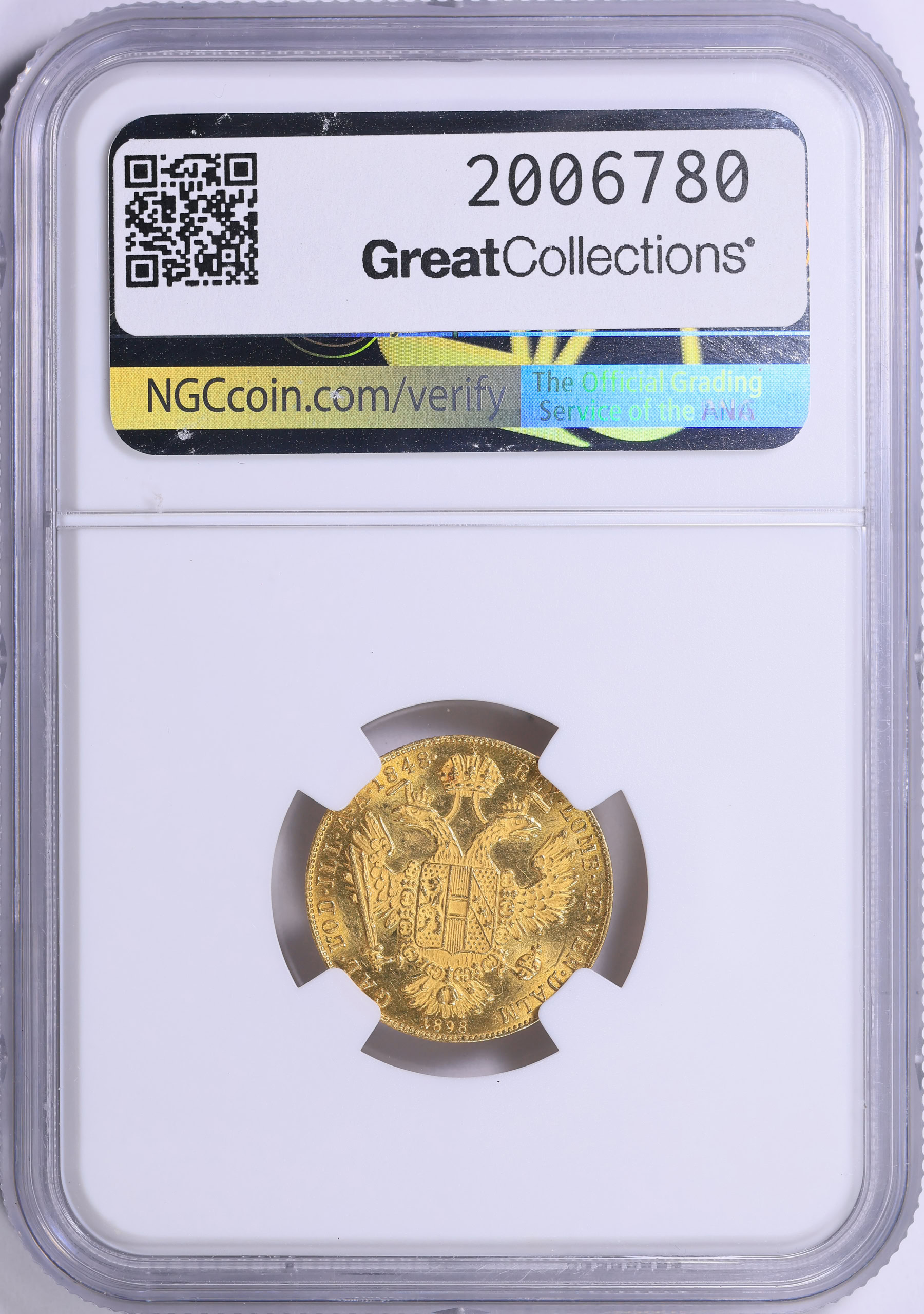 Austria 1848(98)-A Gold Ducat Franz Josephs I's Golden Jubilee of