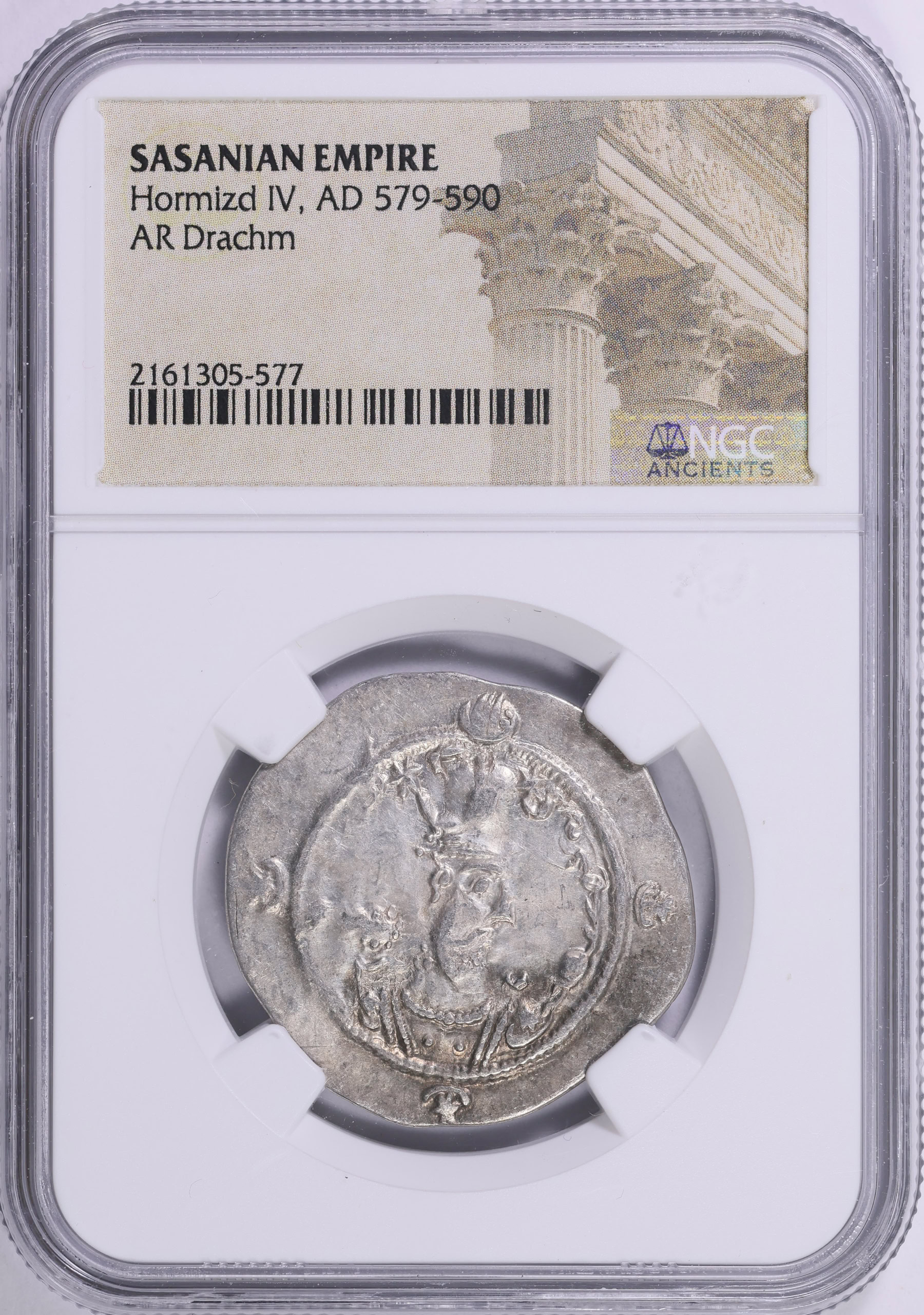 【中古】 Der Vollmond Is Schuld ViererspitzmusiMitVroni Ancient Sasanian Empire, Hormizd IV (A.D. 579-590) AR Drachm NGC