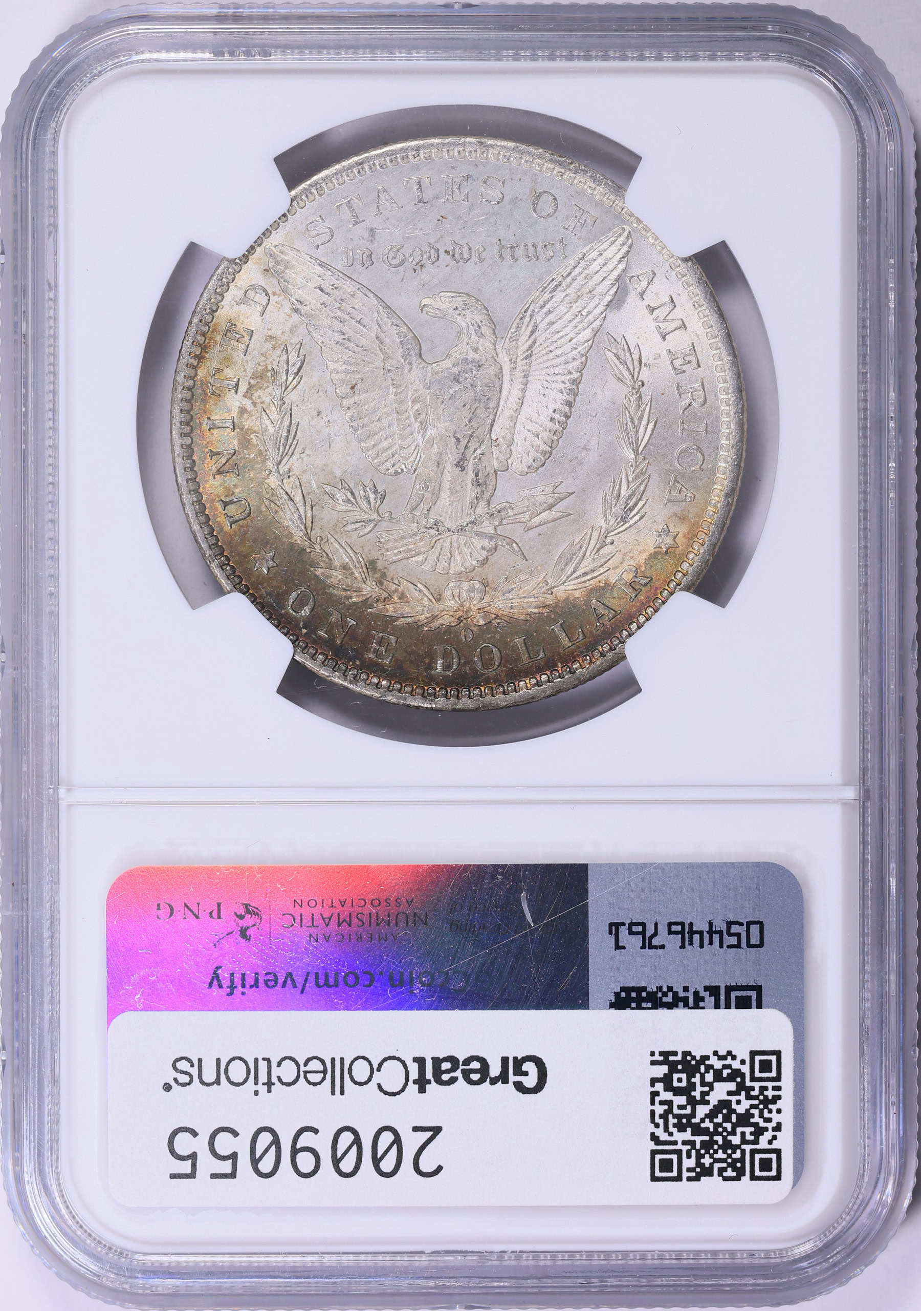 1883-O Morgan Silver Dollar NGC MS-62 (Toned) (Item 2009055