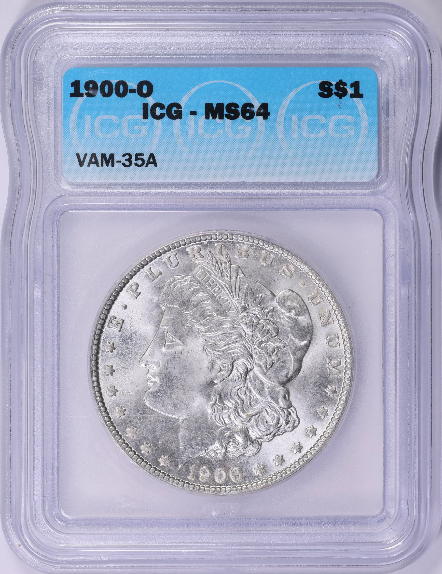 1900-O Morgan Silver Dollar ICG MS-64 VAM-35A | ICG Cert