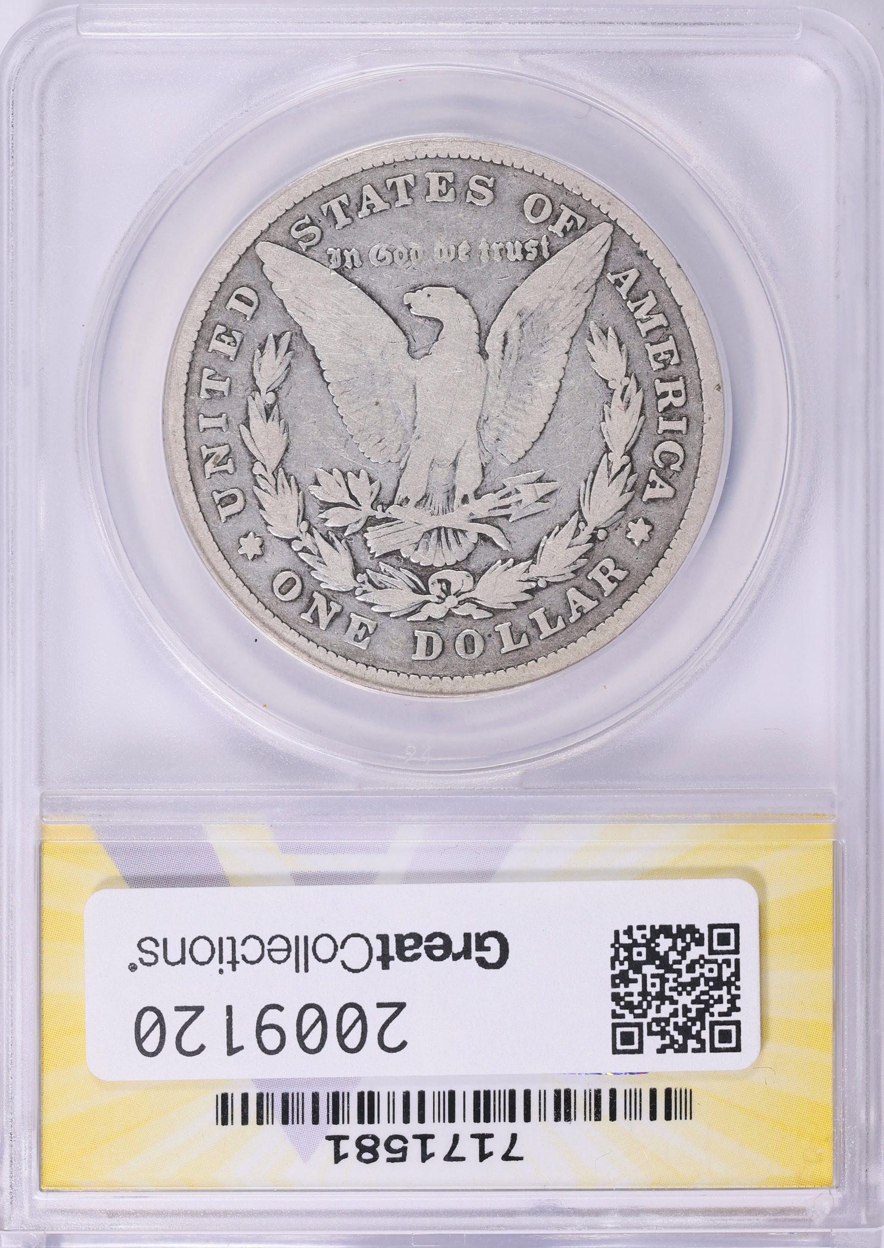 1878 8TF Morgan Silver Dollar VAM-6 ANACS G-06 (Item 2009120