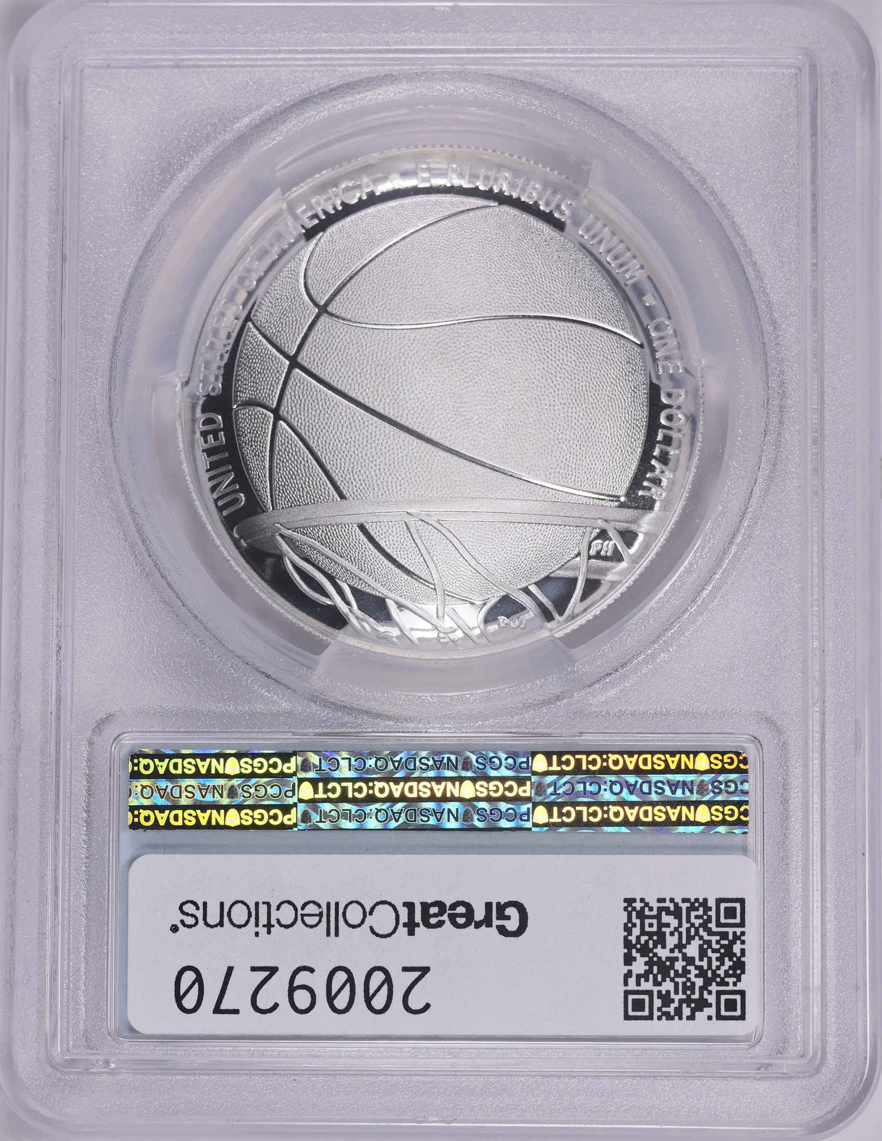 2020-P Basketball Hall of Fame Silver Dollar First Strike PCGS Proof-70 ...